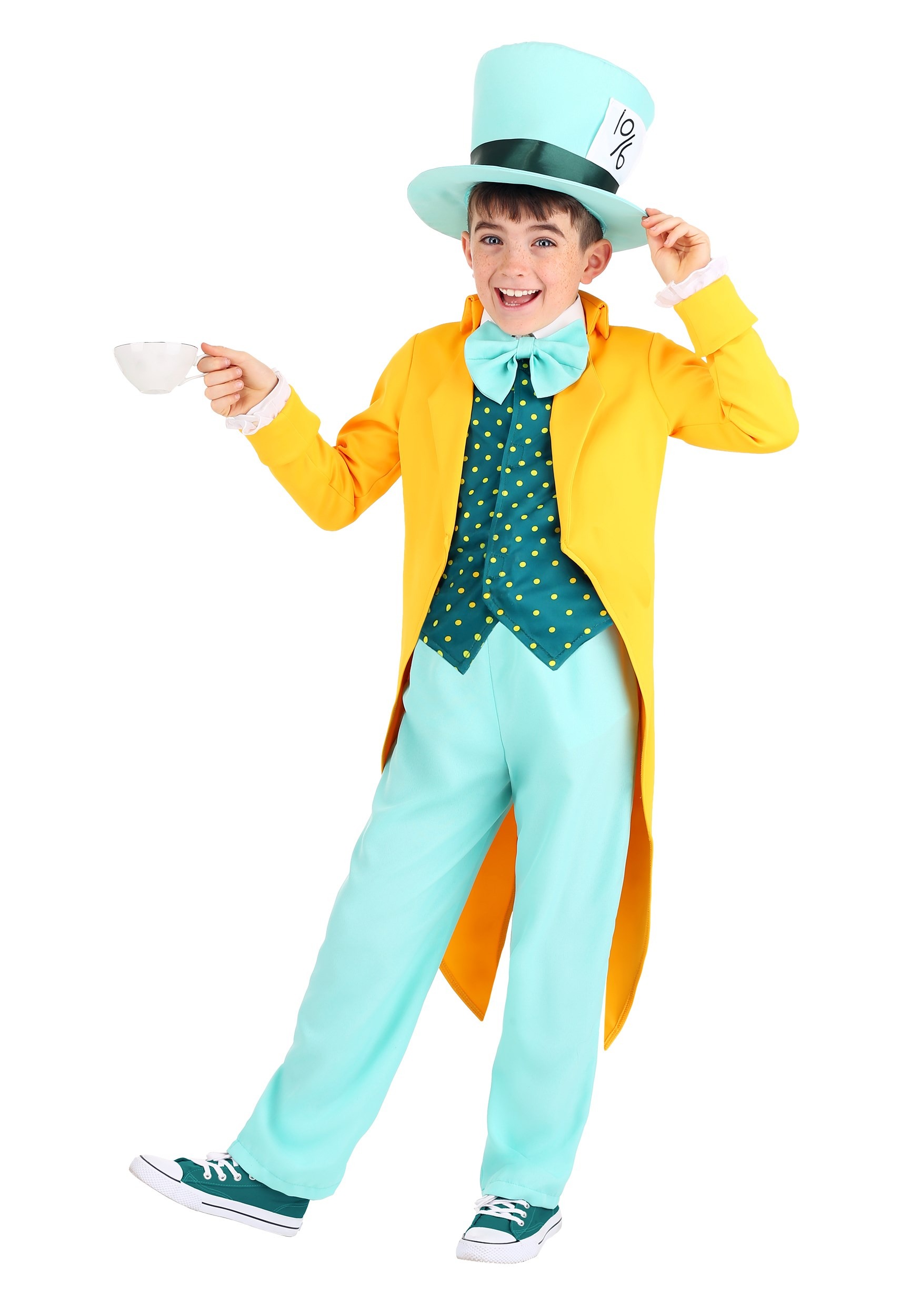 Bright Mad Hatter Kid's Costume