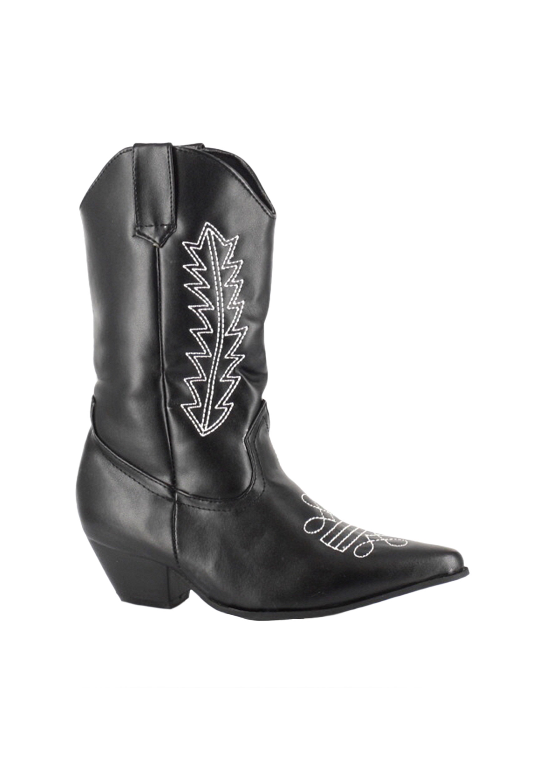Kid's Black Cowboy Boots