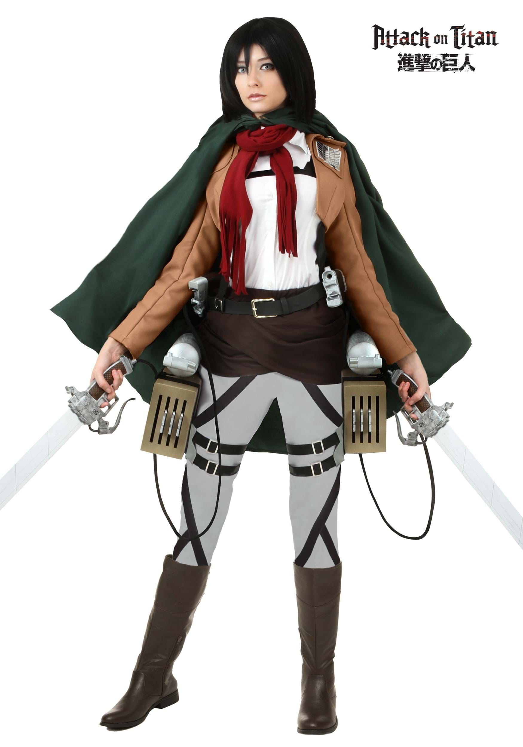 Deluxe Mikasa Attack on TItan Costume