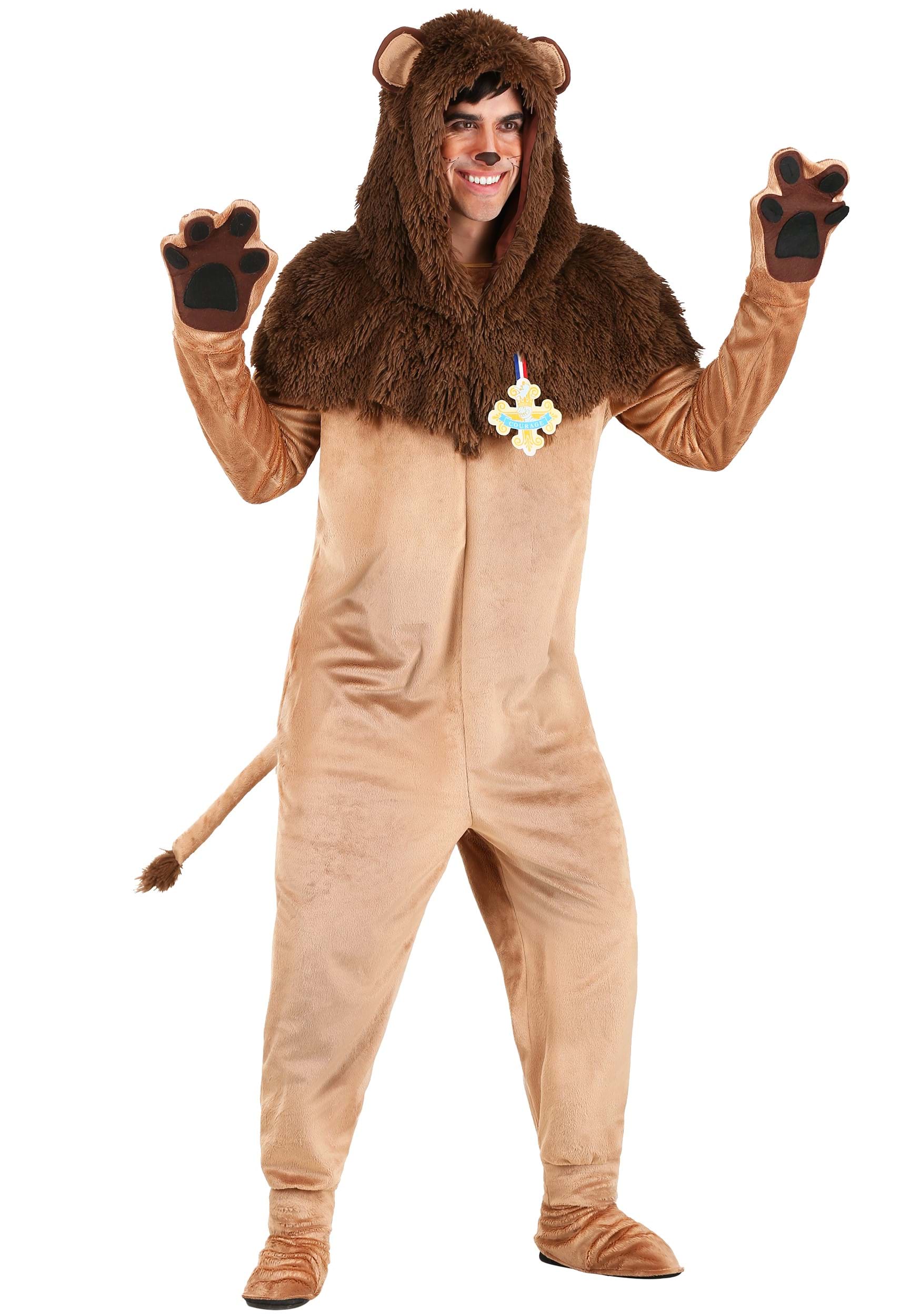 Adult Wizard of Oz Cowardly Lion Costume