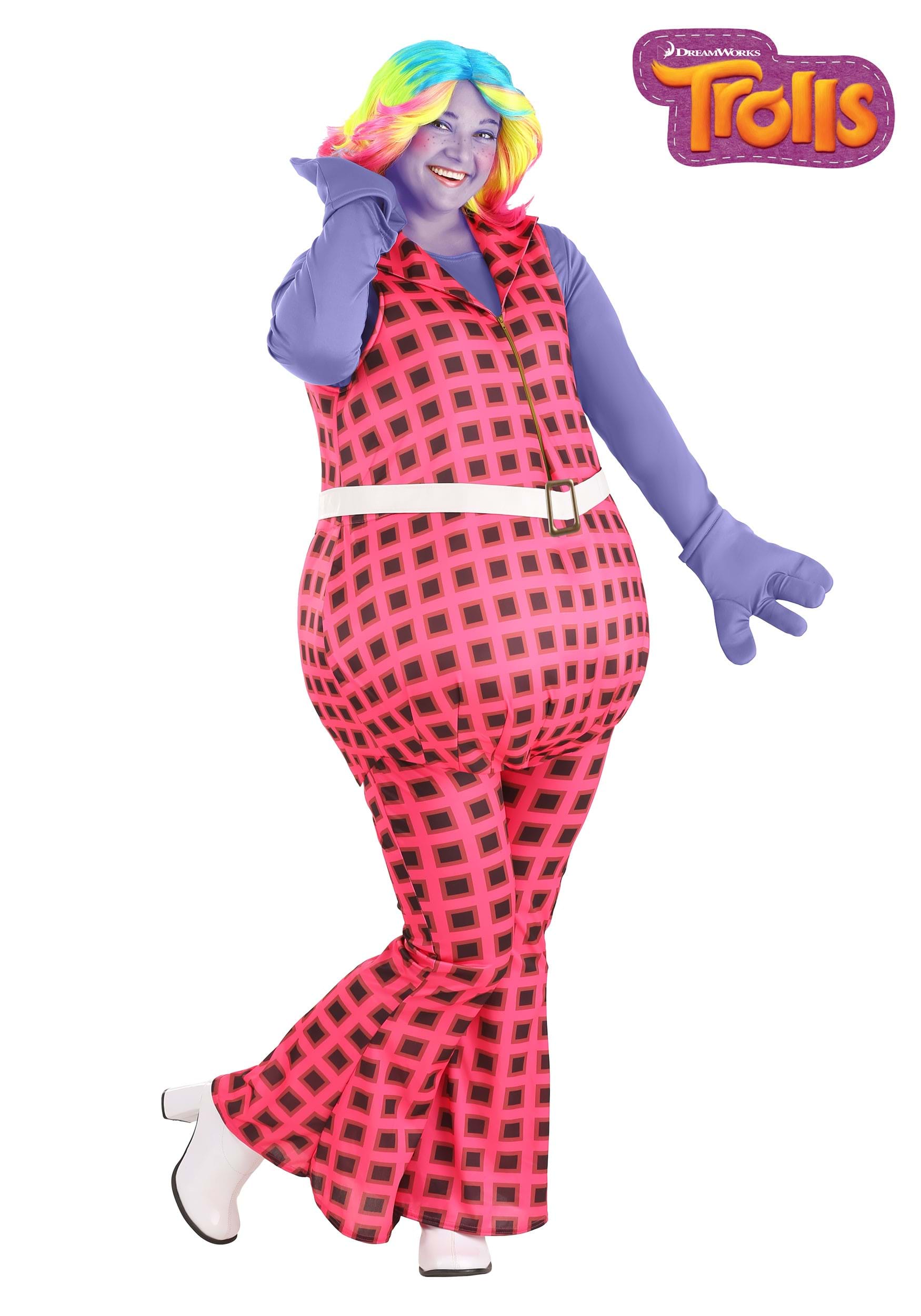 Trolls Lady Glitter Sparkles Women's Plus Size Costume 1 Trolls Lady Glitter Sparkles Women's Plus Size Costume