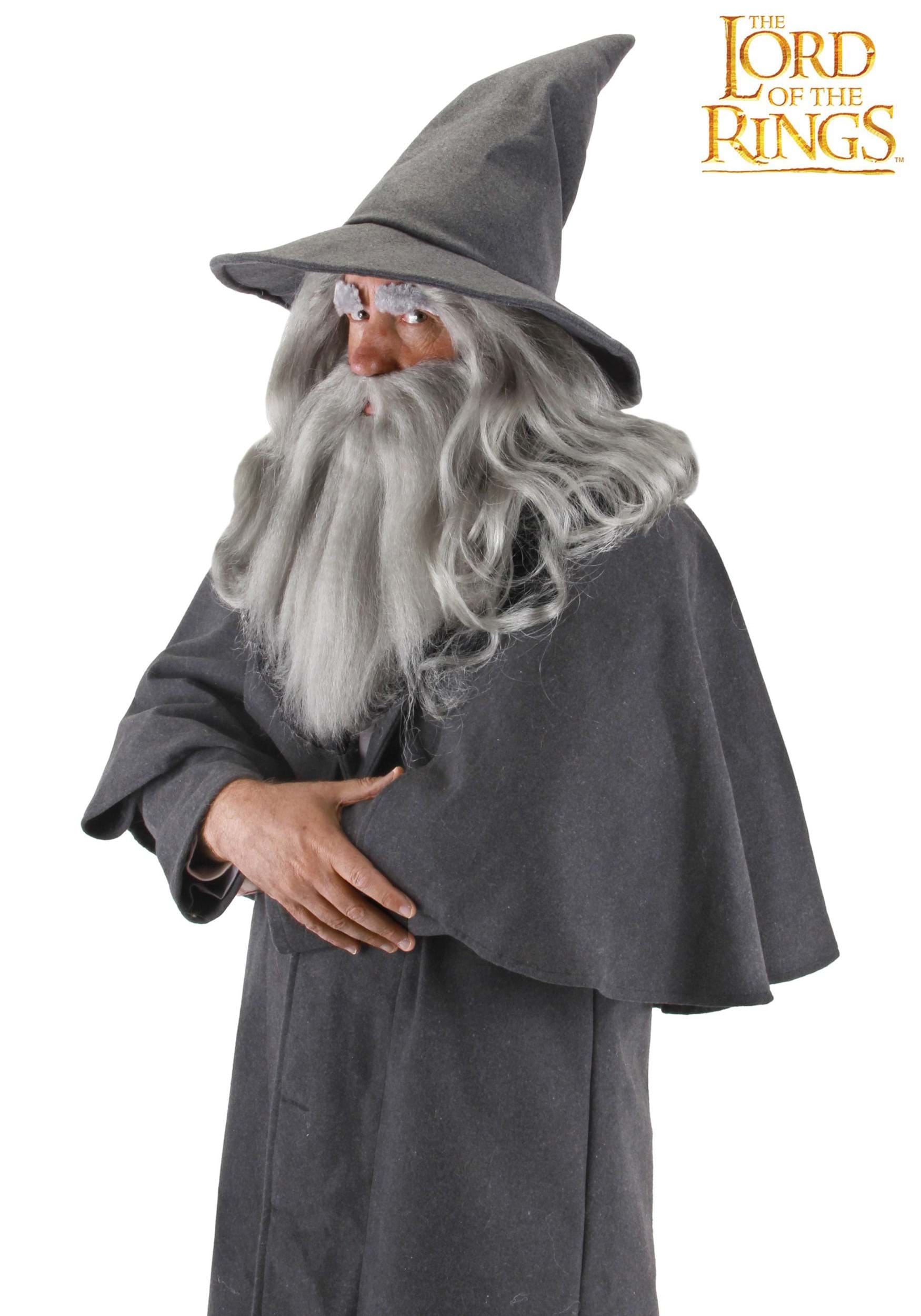 LOTR Grey Gandalf Costume Hat 1 LOTR Grey Gandalf Costume Hat