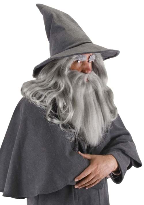 LOTR Grey Gandalf Costume Hat 2 LOTR Grey Gandalf Costume Hat