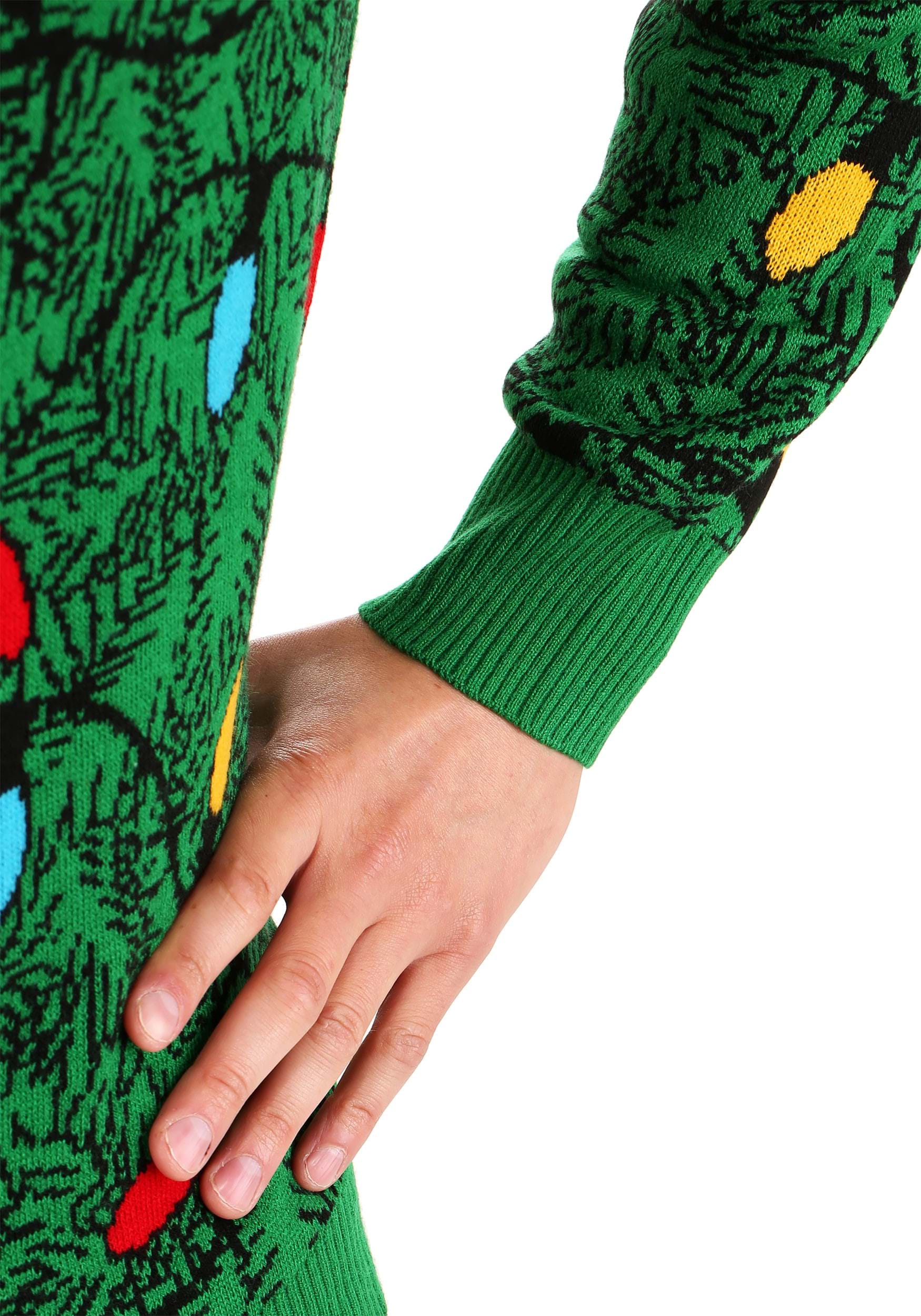3D Squirrel in the Christmas Tree Ugly Sweater for Adults