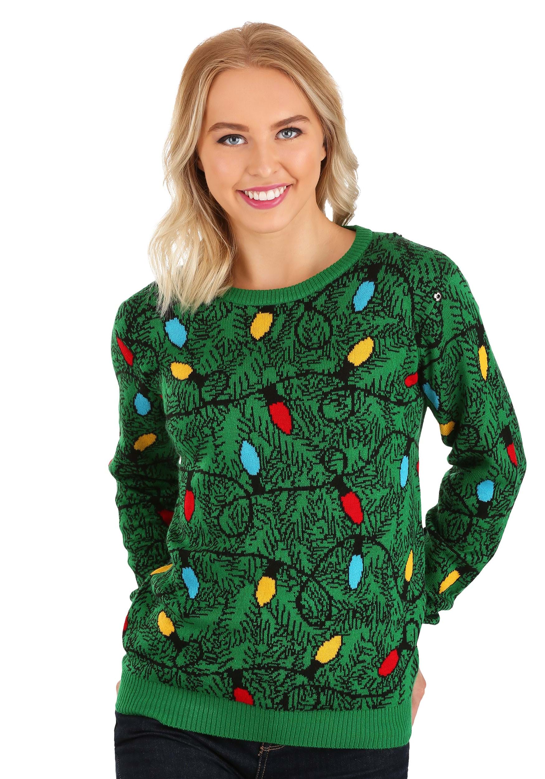 3D Squirrel in the Christmas Tree Ugly Sweater for Adults