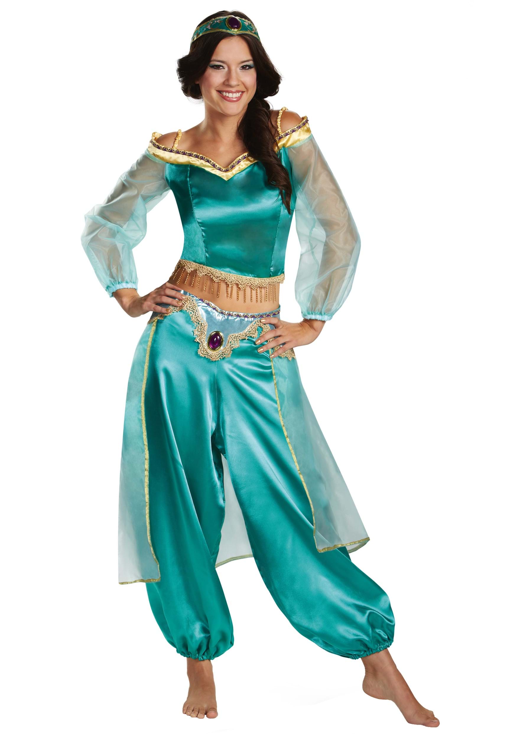 Aladdin Animated Jasmine Prestige Costume for Women