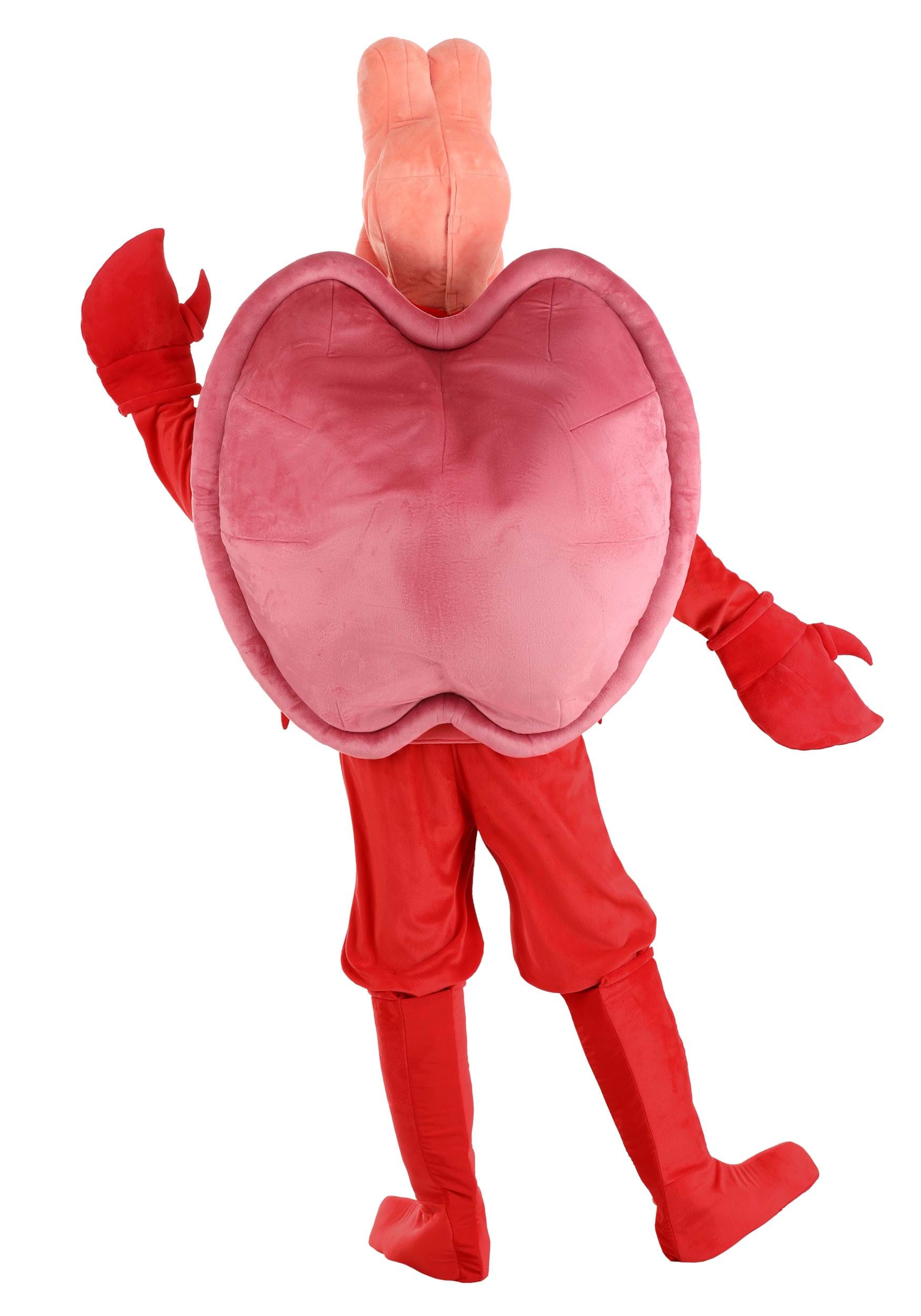 Disney The Little Mermaid Sebastian Costume for Adults 3 Disney The Little Mermaid Sebastian Costume for Adults