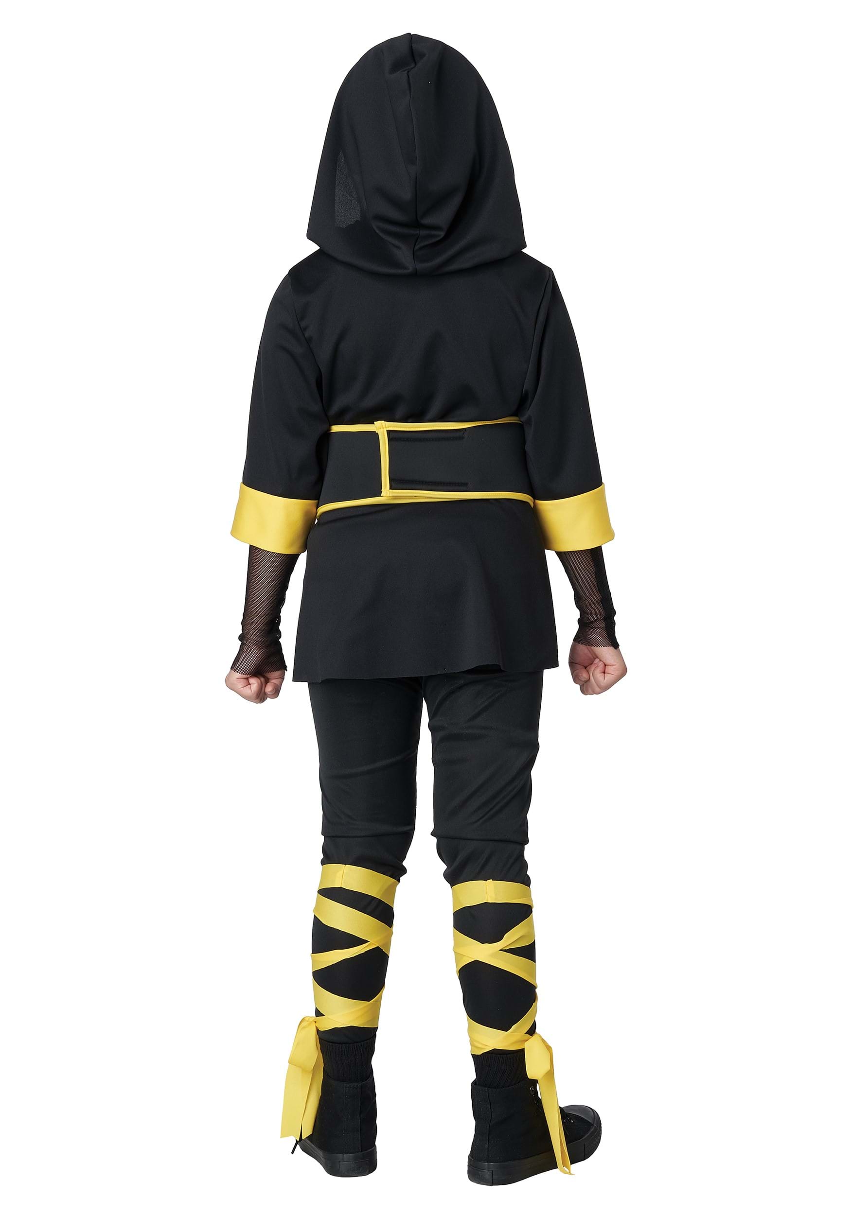 Girl's Lightning Ninja Costume