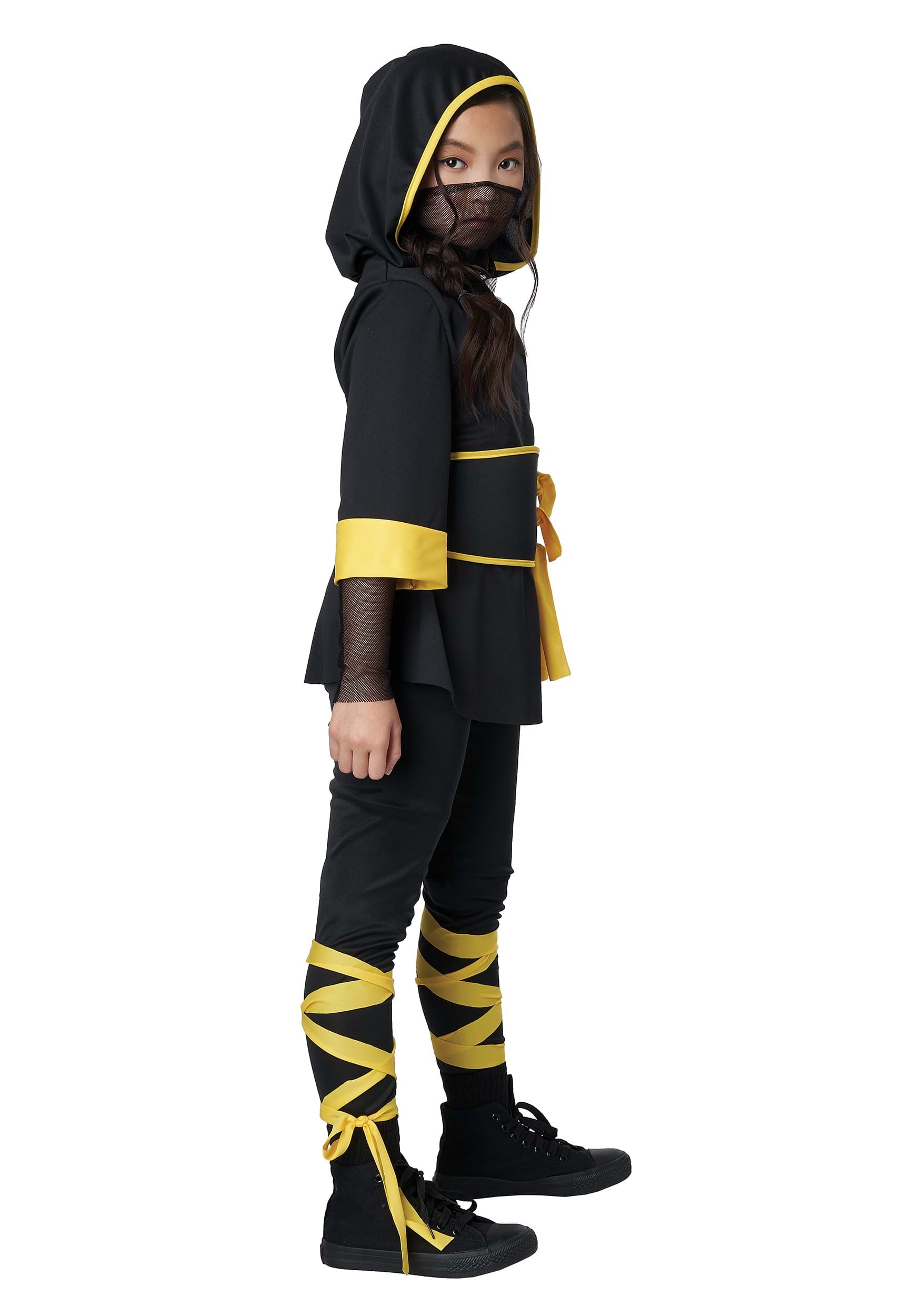 Girl's Lightning Ninja Costume