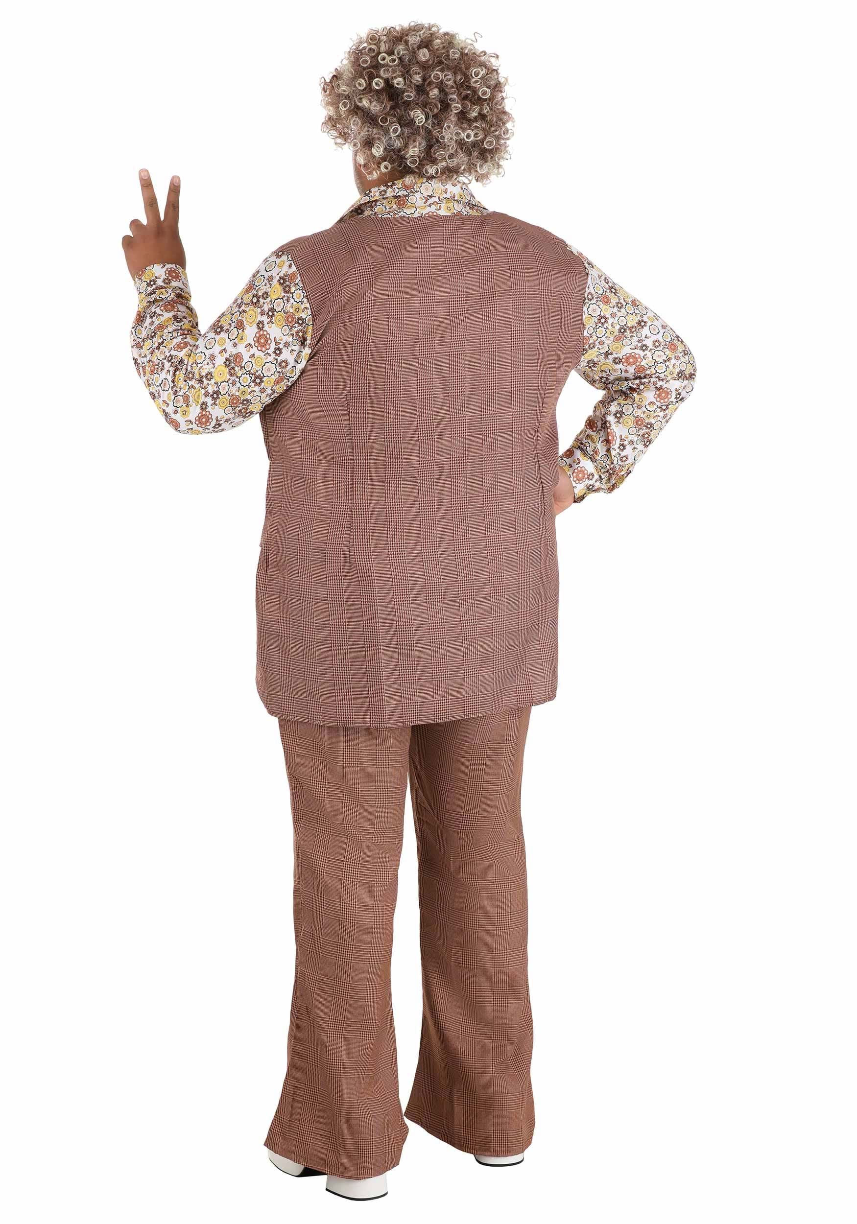 Men's Plus Size '70s Vest Costume 5 Men's Plus Size '70s Vest Costume