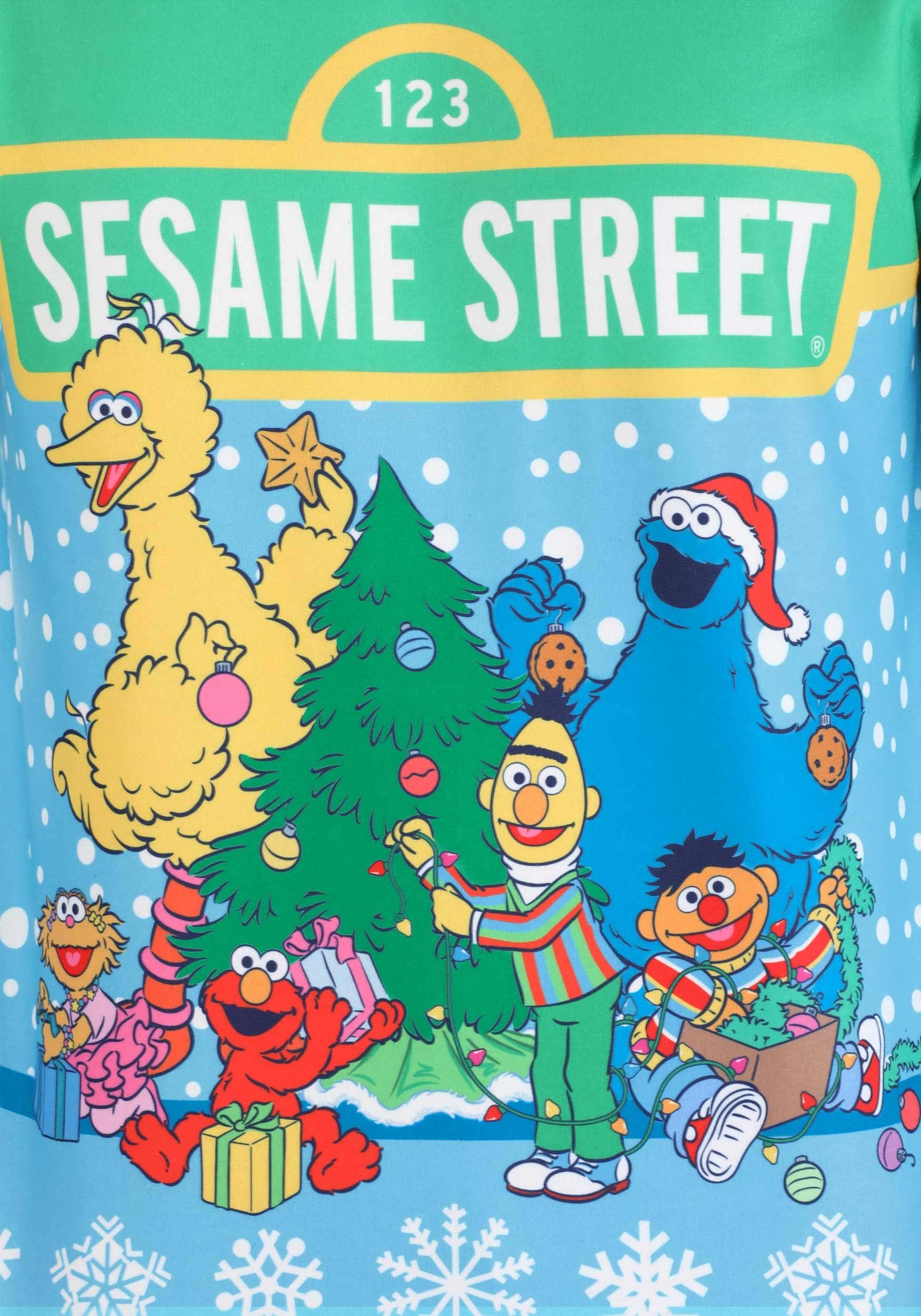 Sesame Street Christmas Sweatshirt for Adults