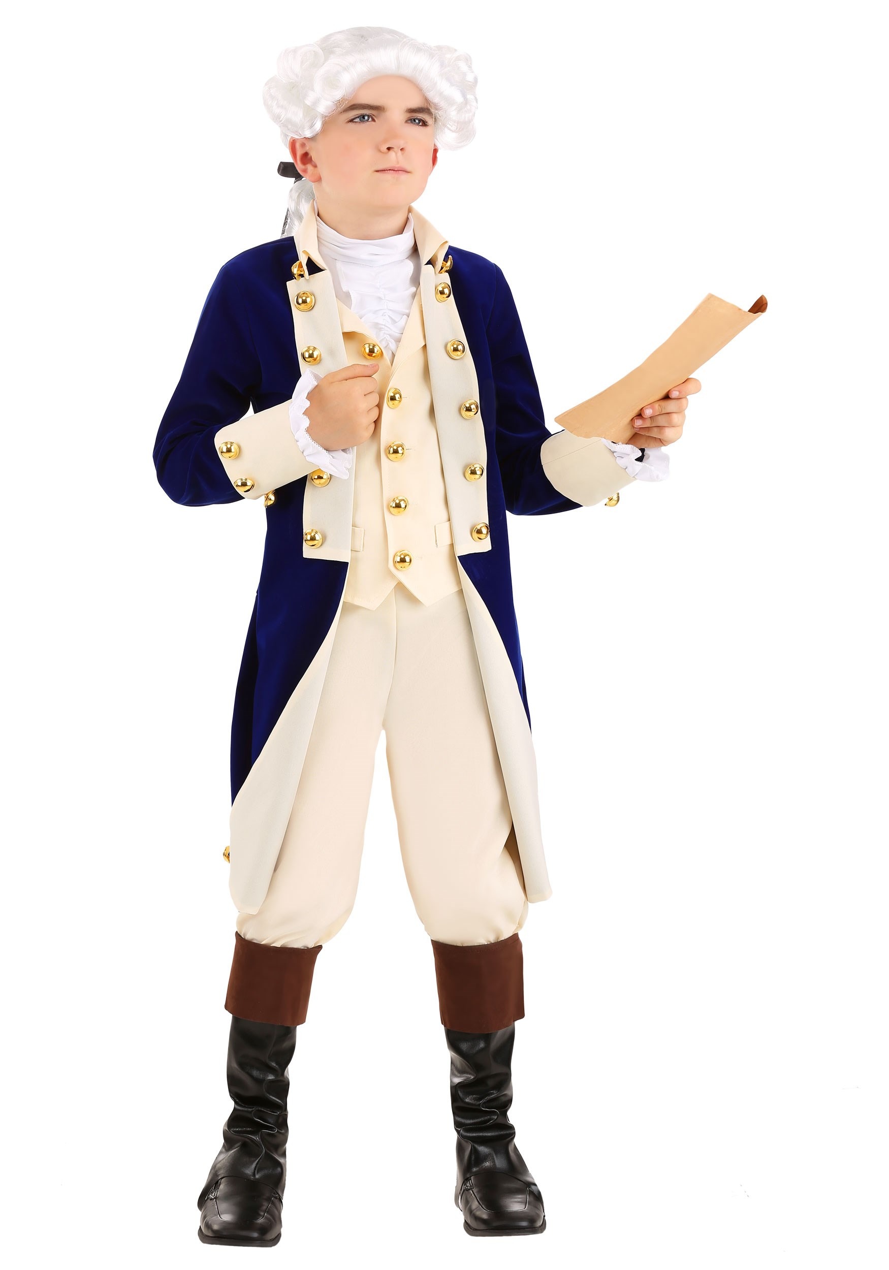 Alexander Hamilton Costume for Boys 1 Alexander Hamilton Costume for Boys