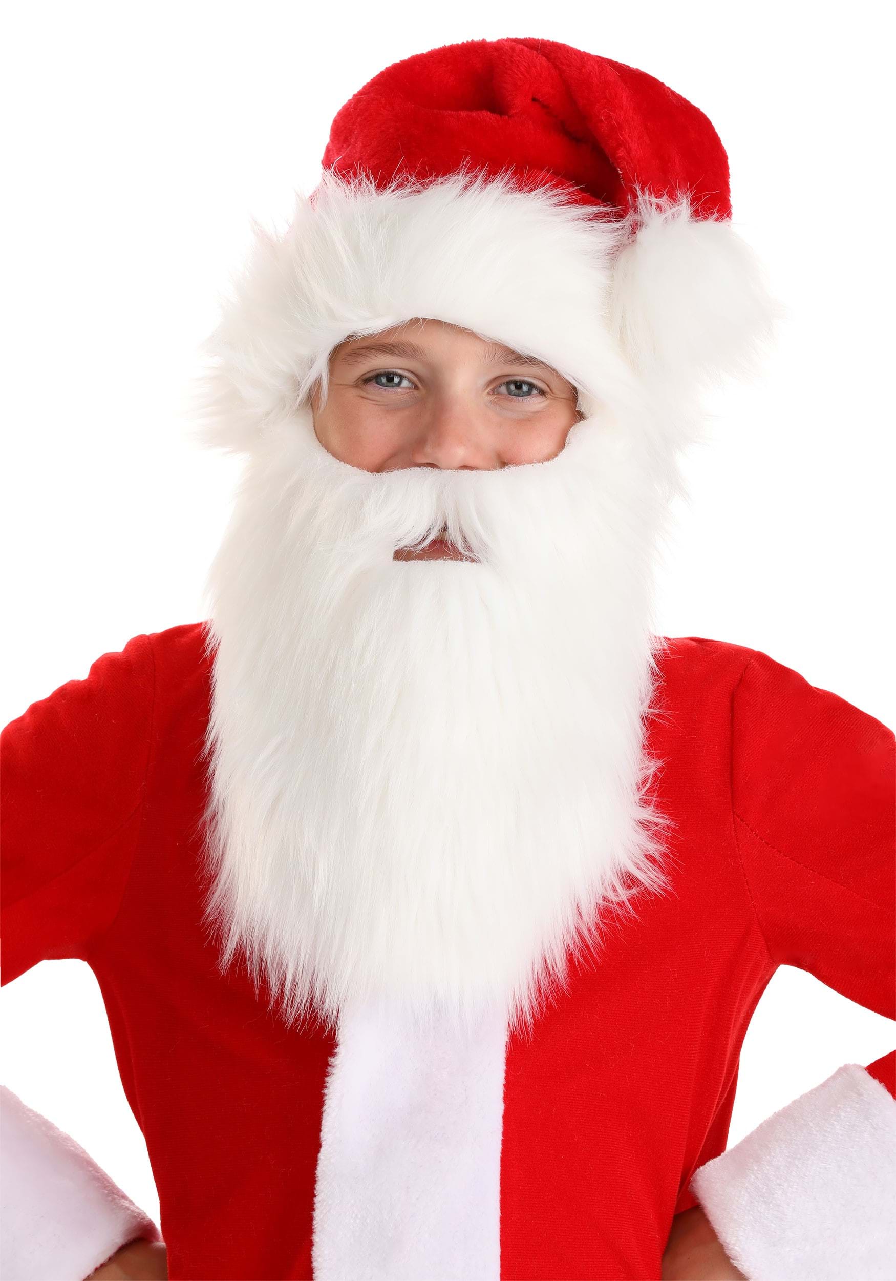 Kid's Costume Santa Hat and Beard Kit