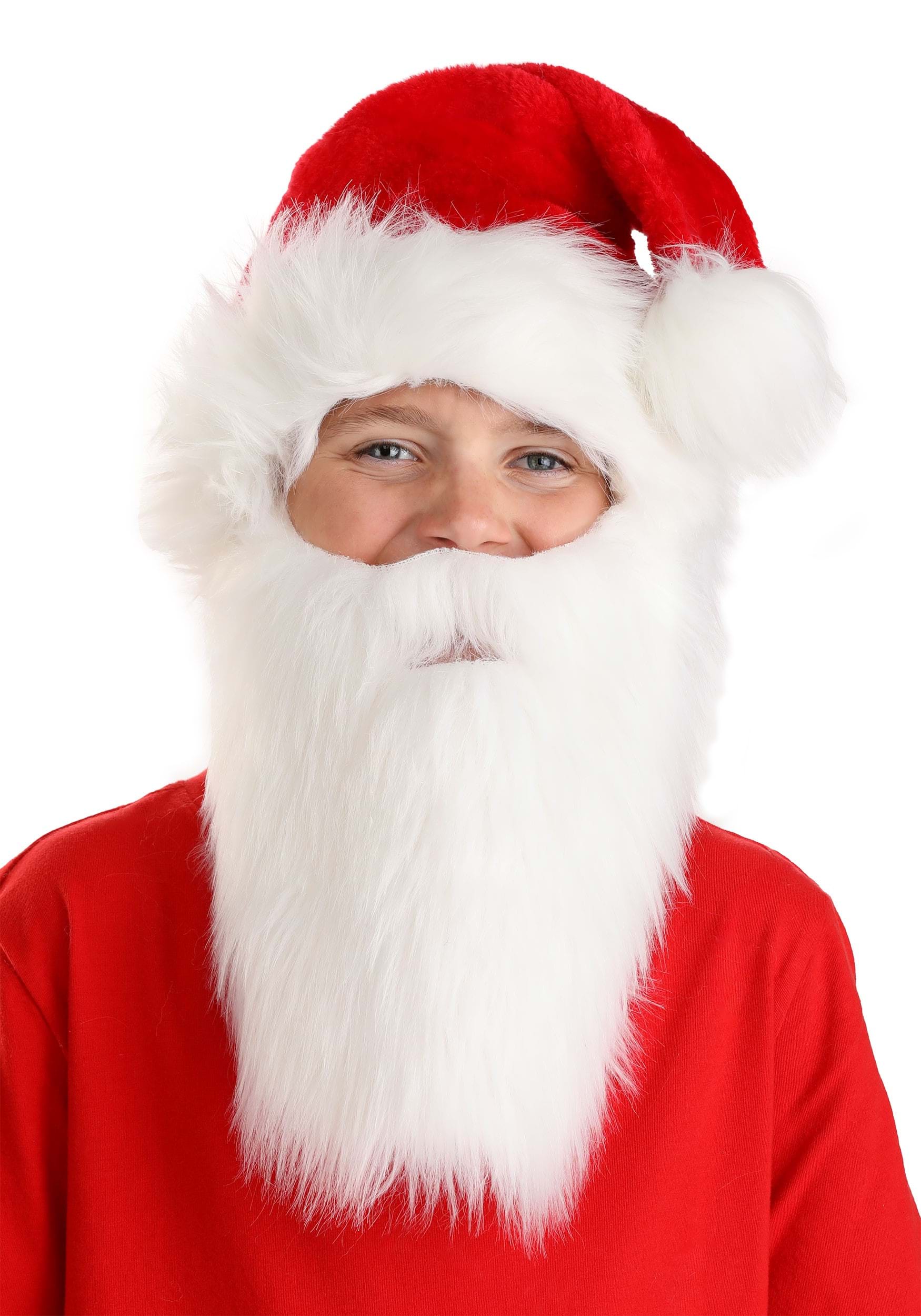 Kid's Costume Santa Hat and Beard Kit