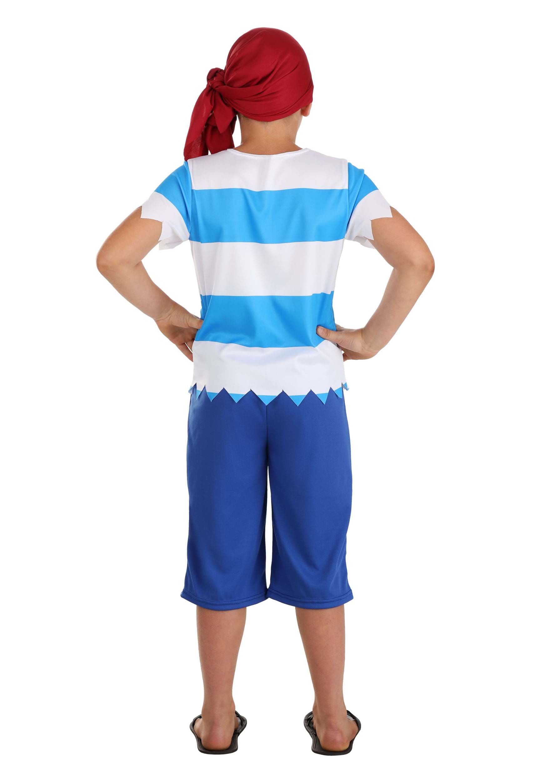 Blue First Mate Kid's Costume