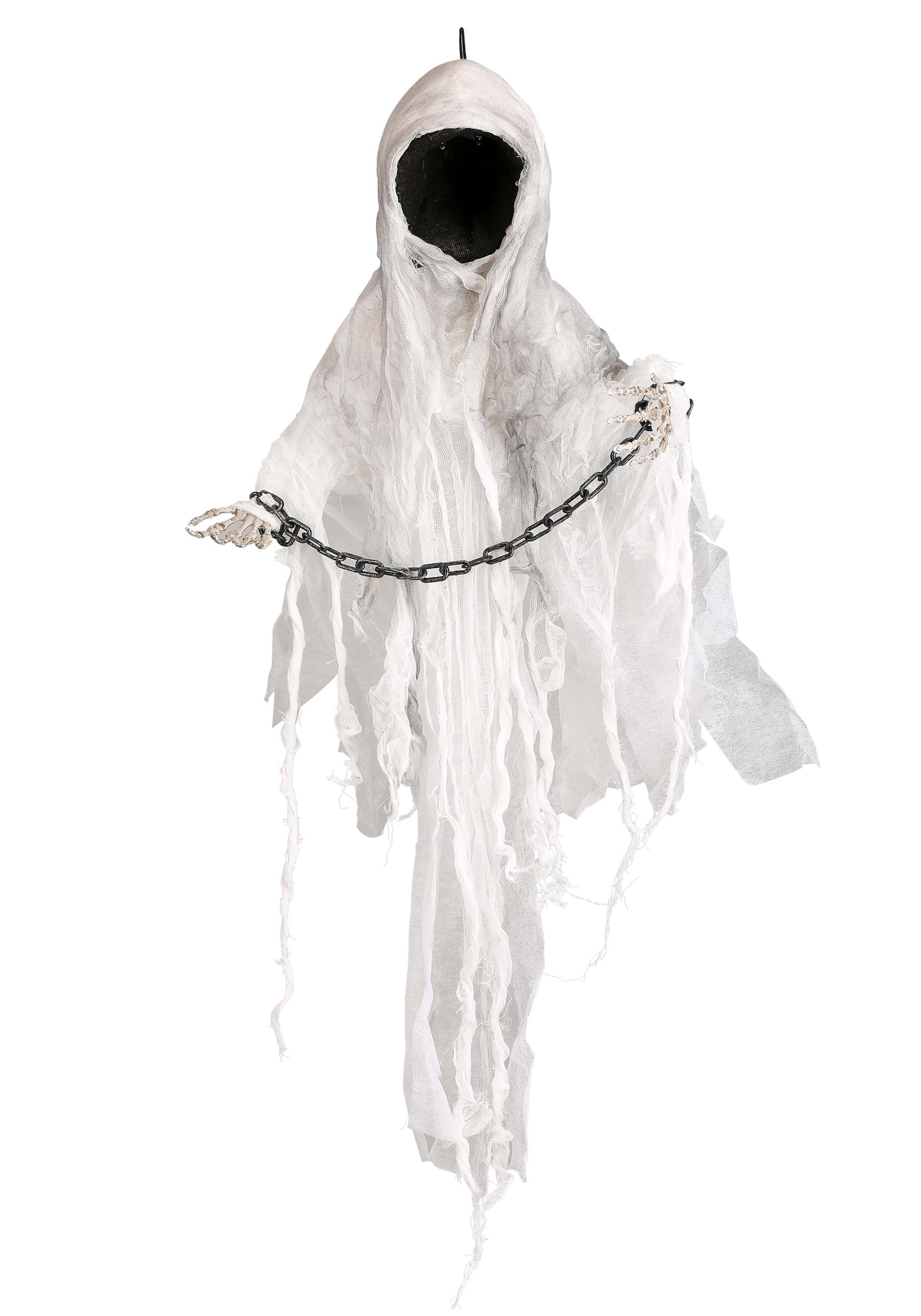 3FT Faceless Ghost Hanging Animatronic Decoration 6 3FT Faceless Ghost Hanging Animatronic Decoration