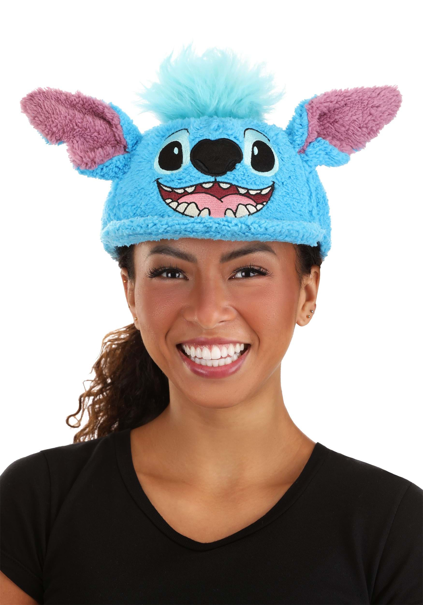 Adult Stitch Fuzzy Cap