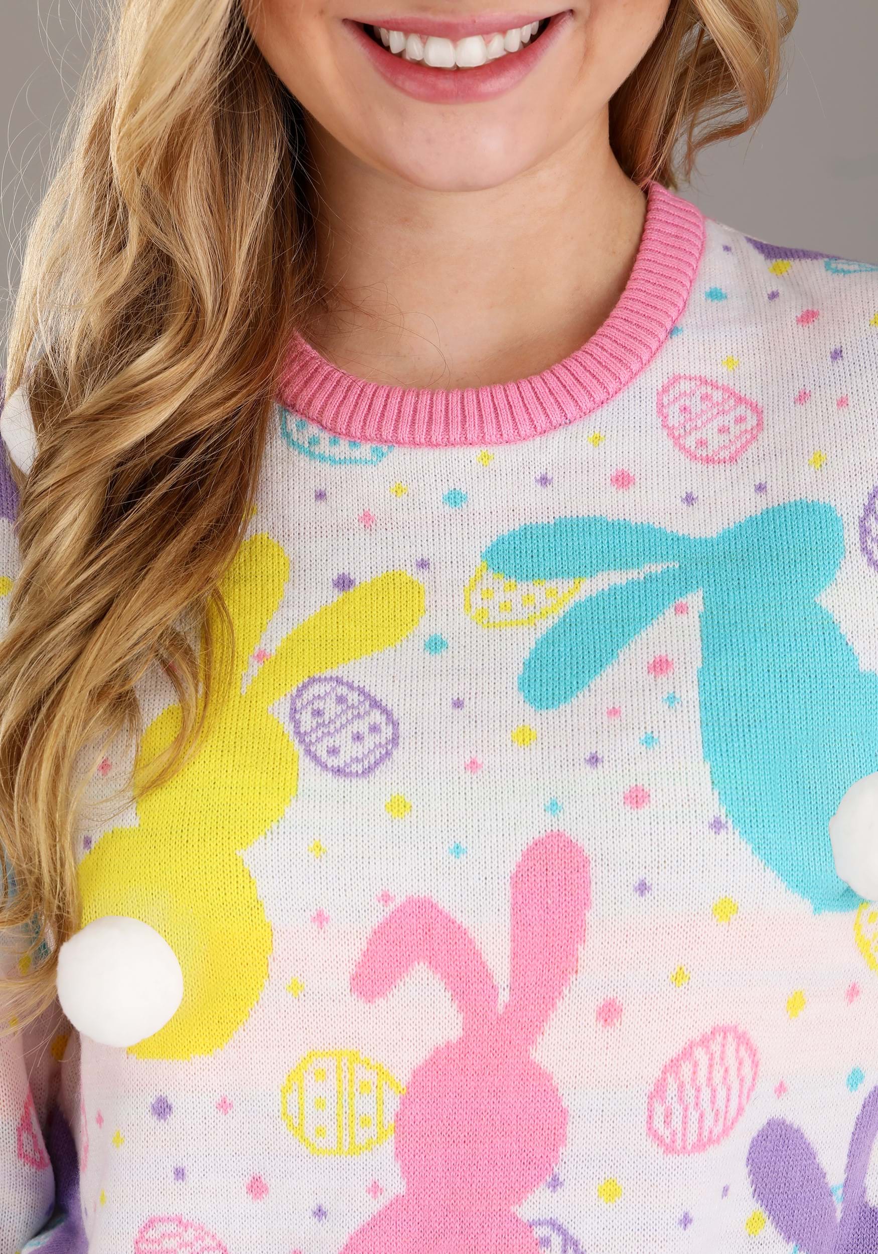 Easter Bunny Ugly Sweater for Adults