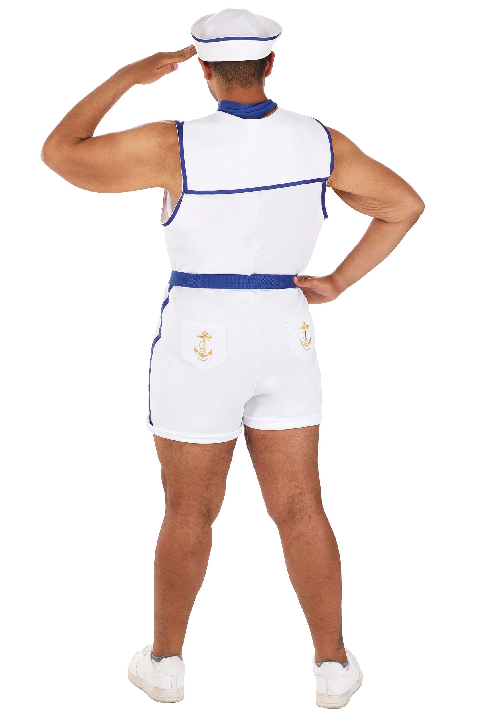 Men's Sunbathing Sailor Plus Size Costume