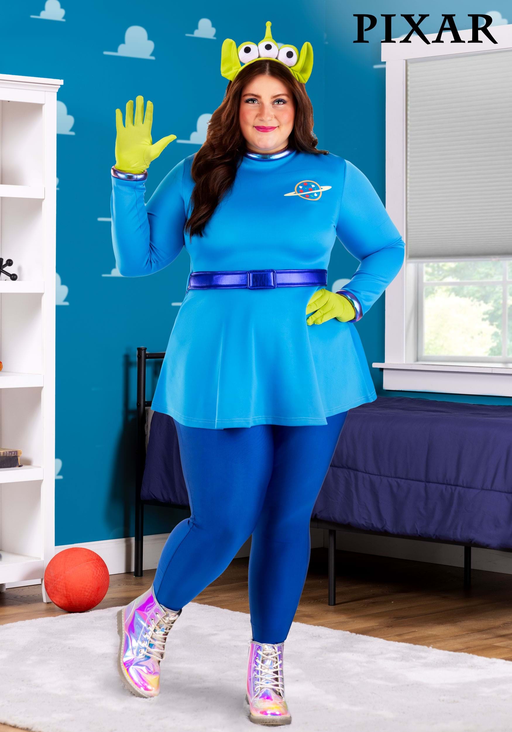 Plus Size Women's Disney and Pixar Toy Story Alien Costume