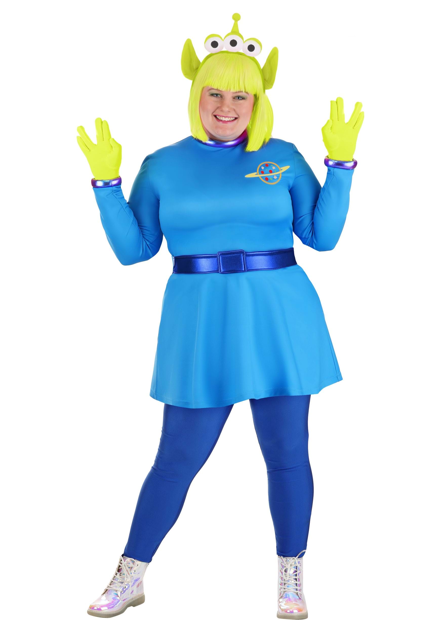 Plus Size Women's Disney and Pixar Toy Story Alien Costume