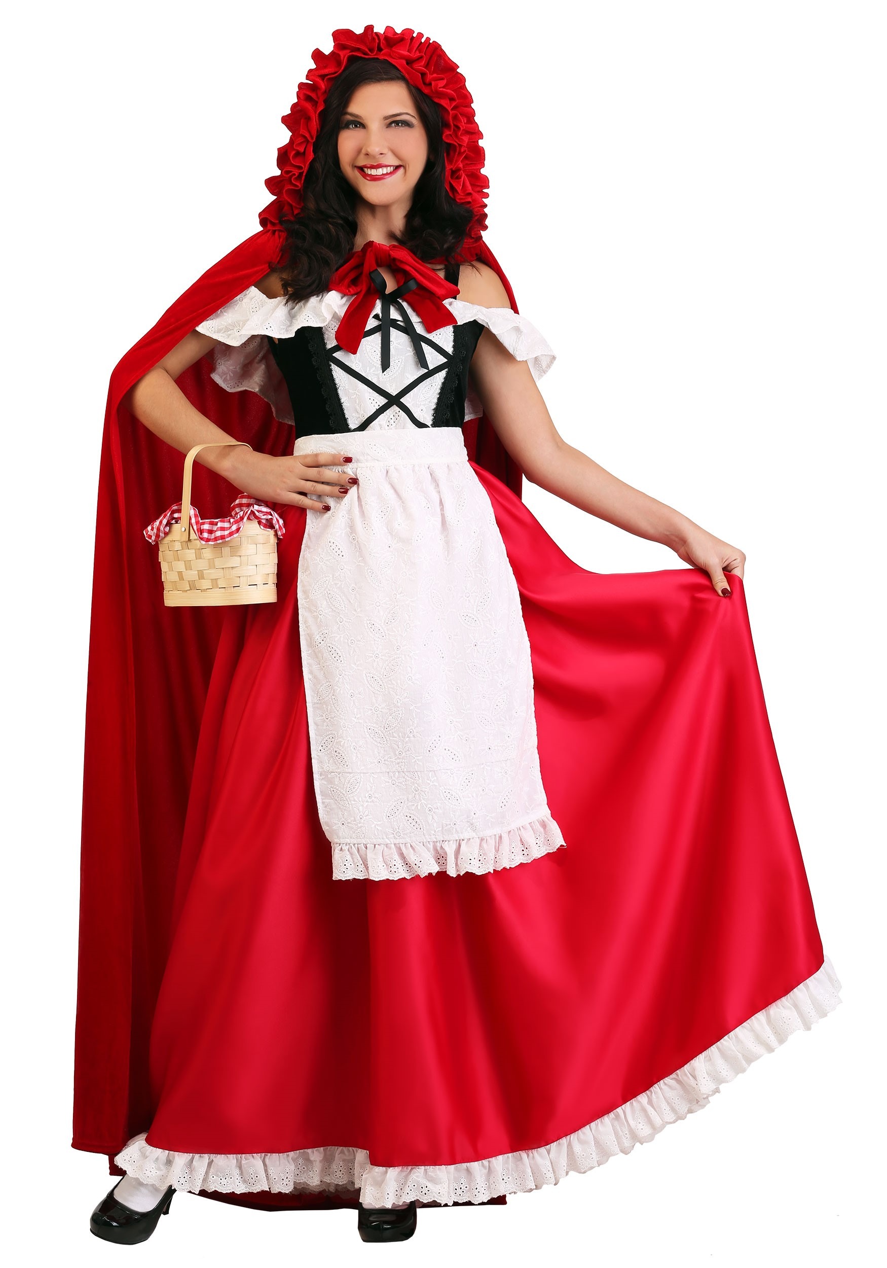 Deluxe Red Riding Hood Costume for Women