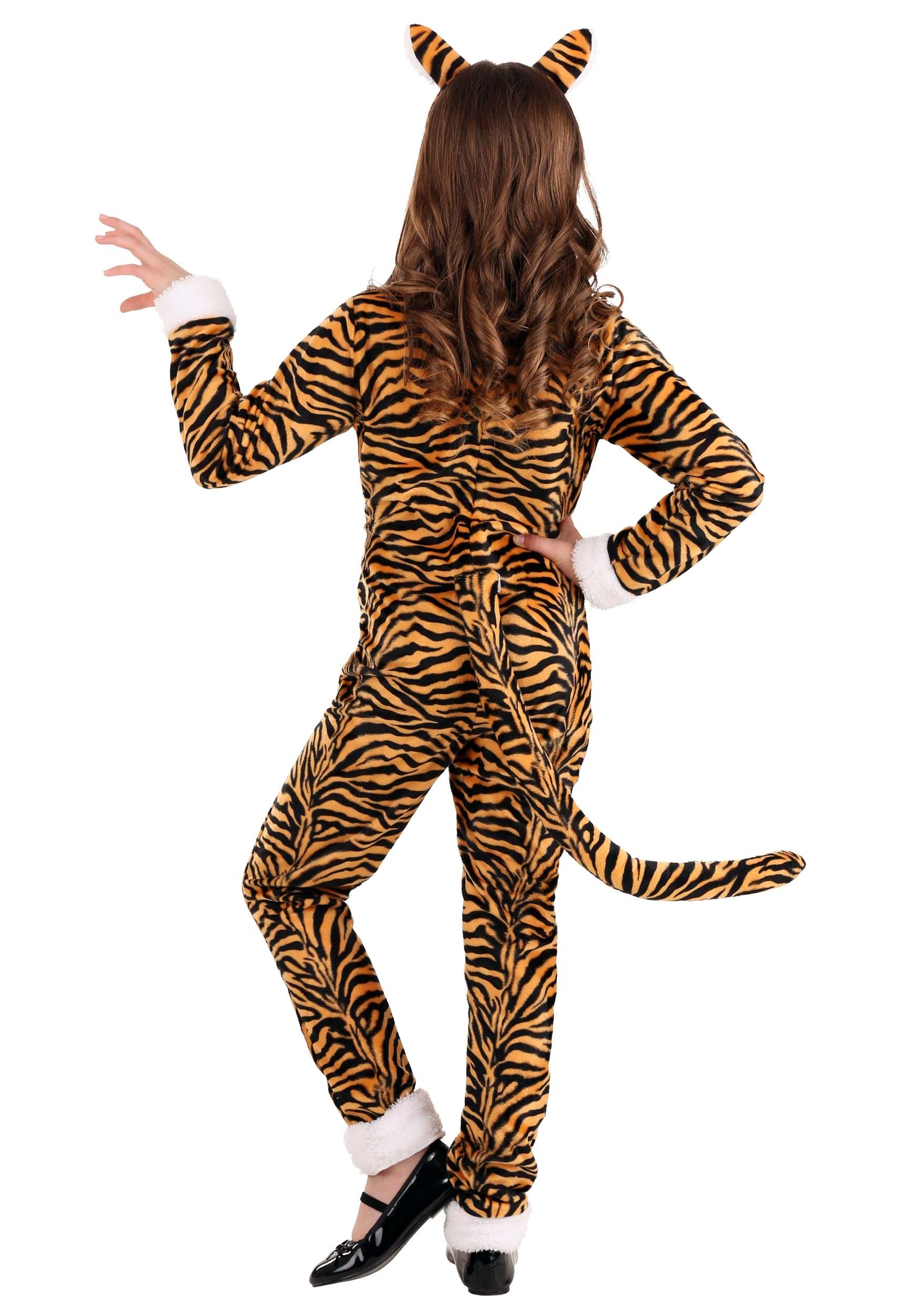 Tigress Onesie Costume for Girls 2 Tigress Onesie Costume for Girls