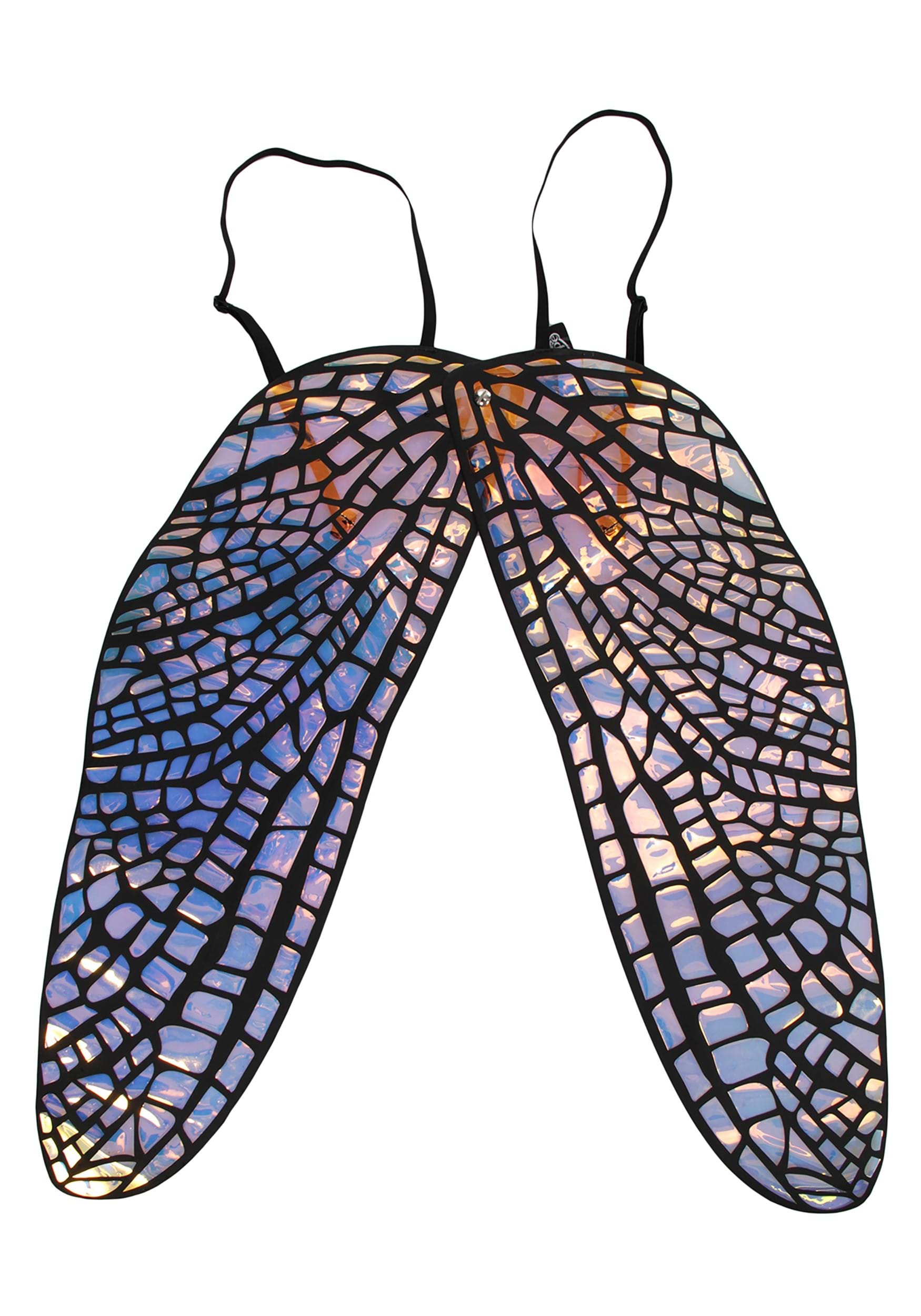 Large Holographic Fairy Wings for Kids