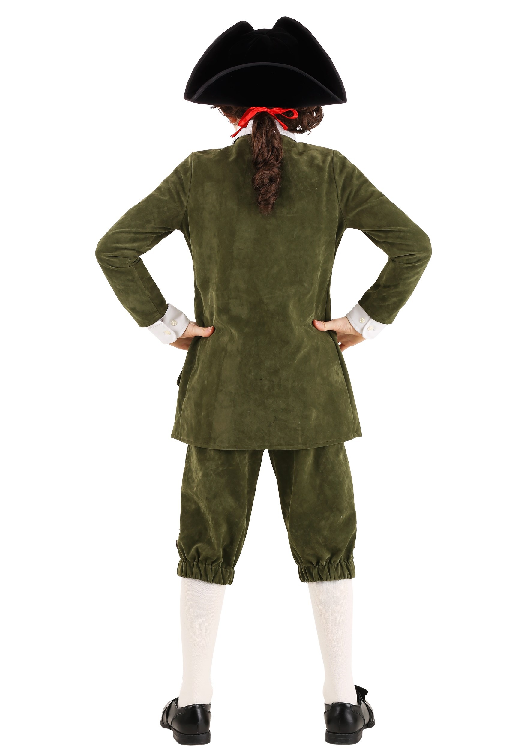 Kid's Green Colonial Costume