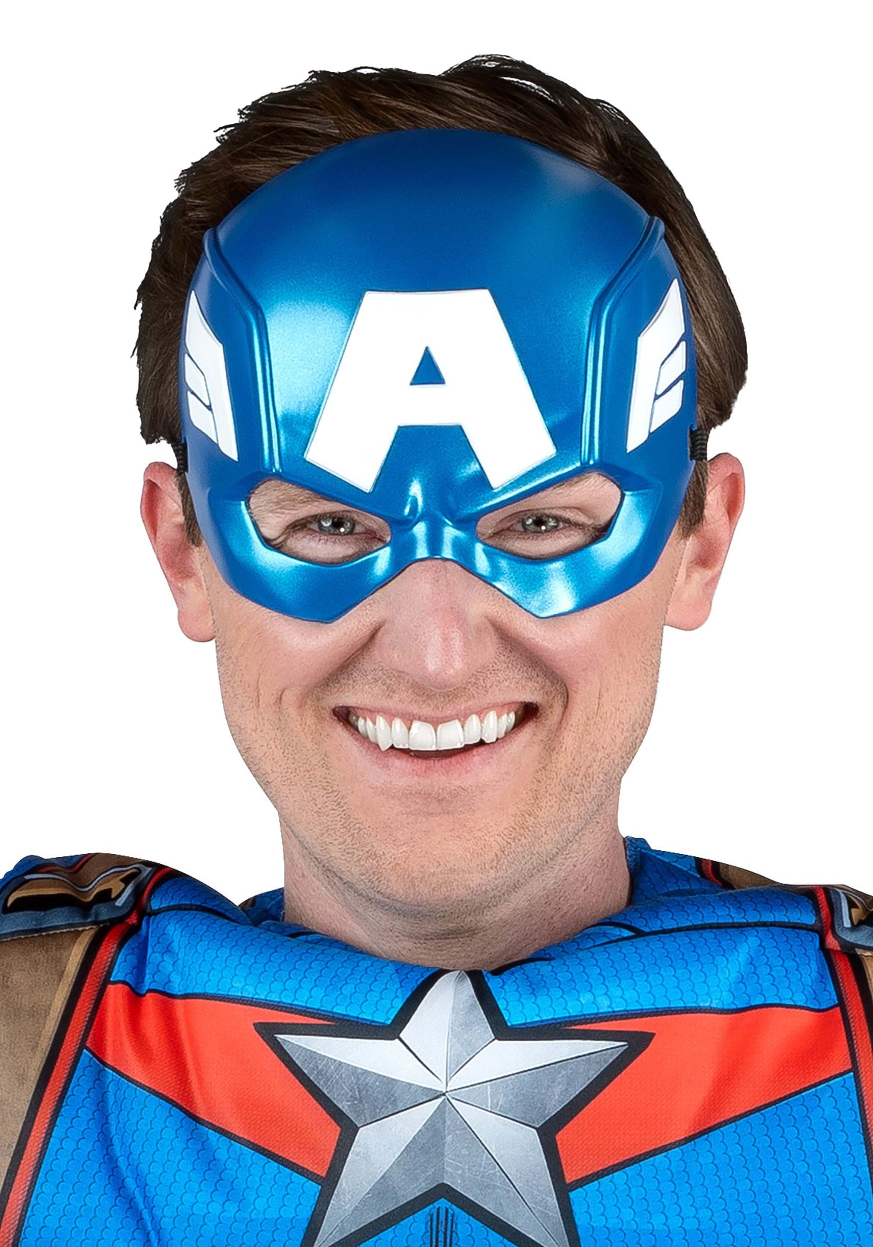 Captain America Deluxe Costume for Adults 6 Captain America Deluxe Costume for Adults