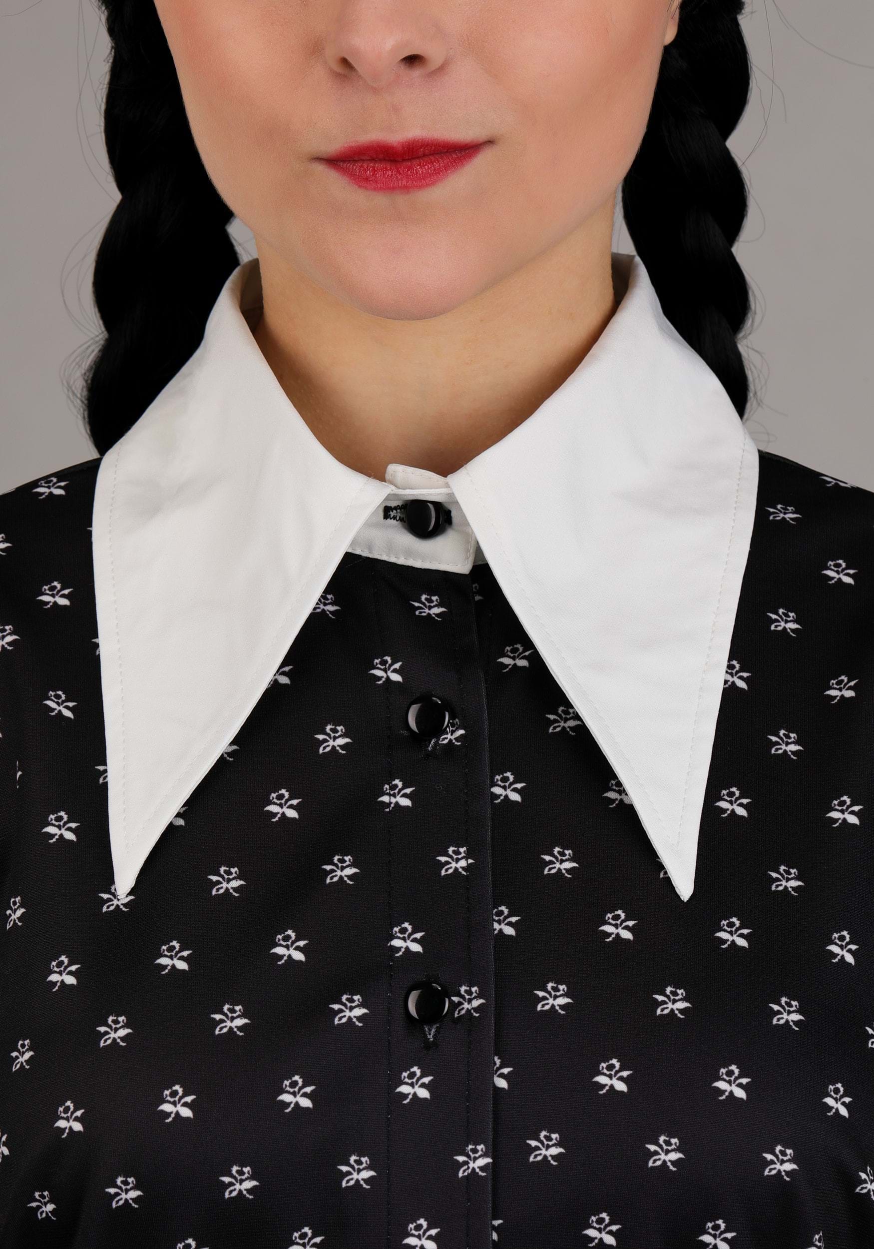 Wednesday Addams Polka Dot Costume Dress for Women
