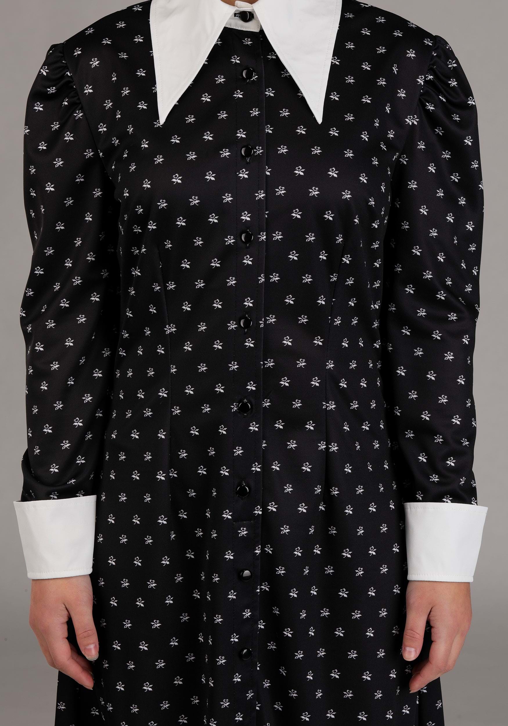 Wednesday Addams Polka Dot Costume Dress for Women