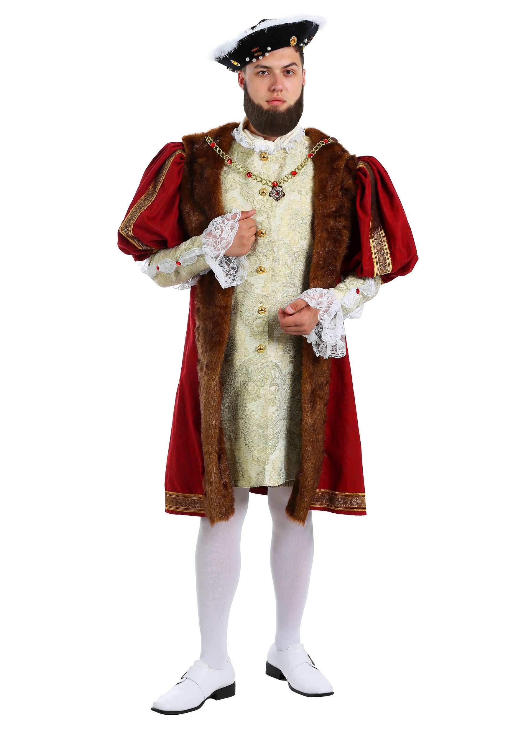 Plus Size King Henry Costume for Men