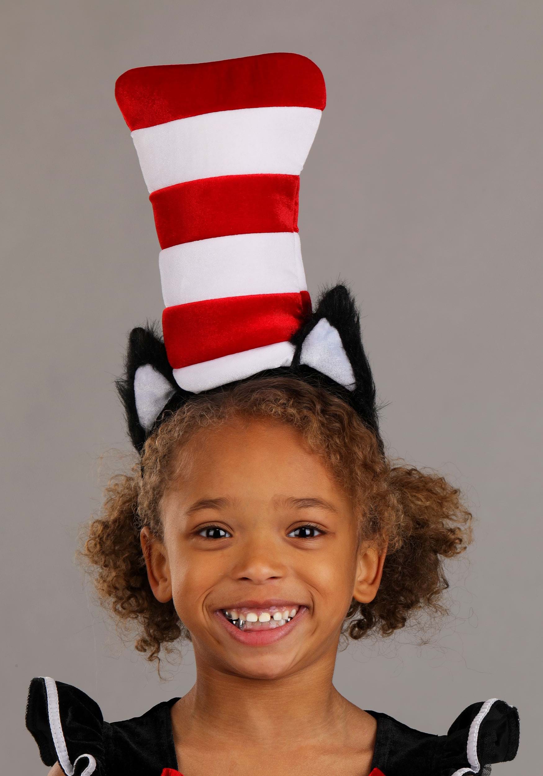 Girl's Toddler Cat in the Hat Costume Dress 5 Girl's Toddler Cat in the Hat Costume Dress