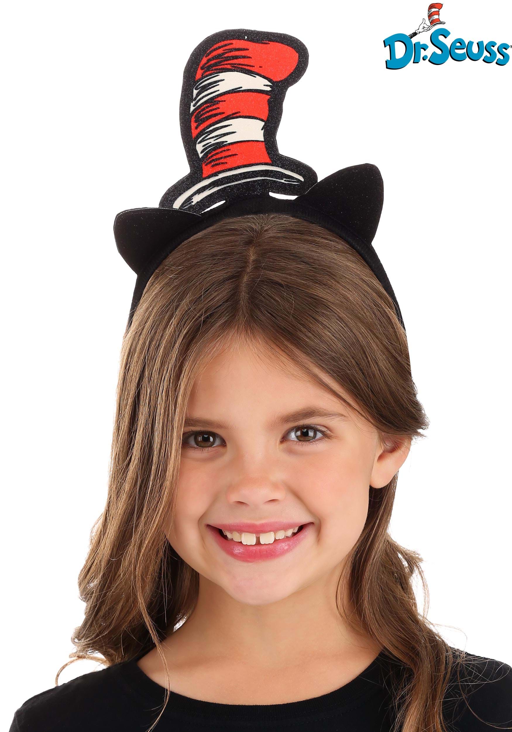 Glitter Cat in the Hat Headband