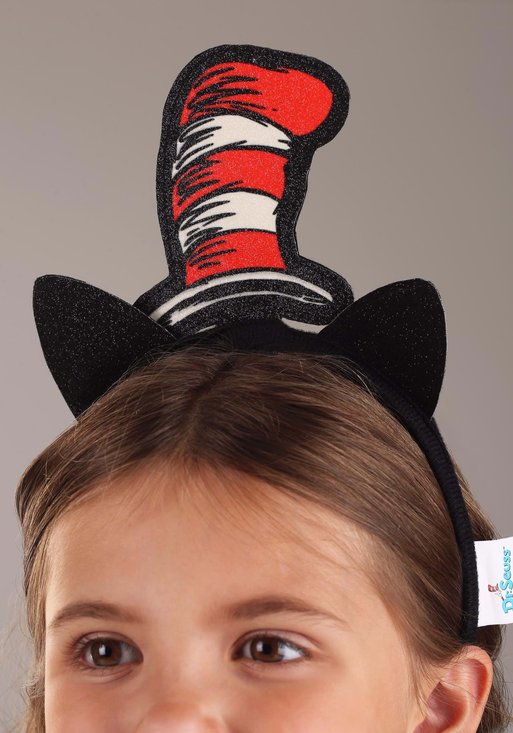 Glitter Cat in the Hat Headband