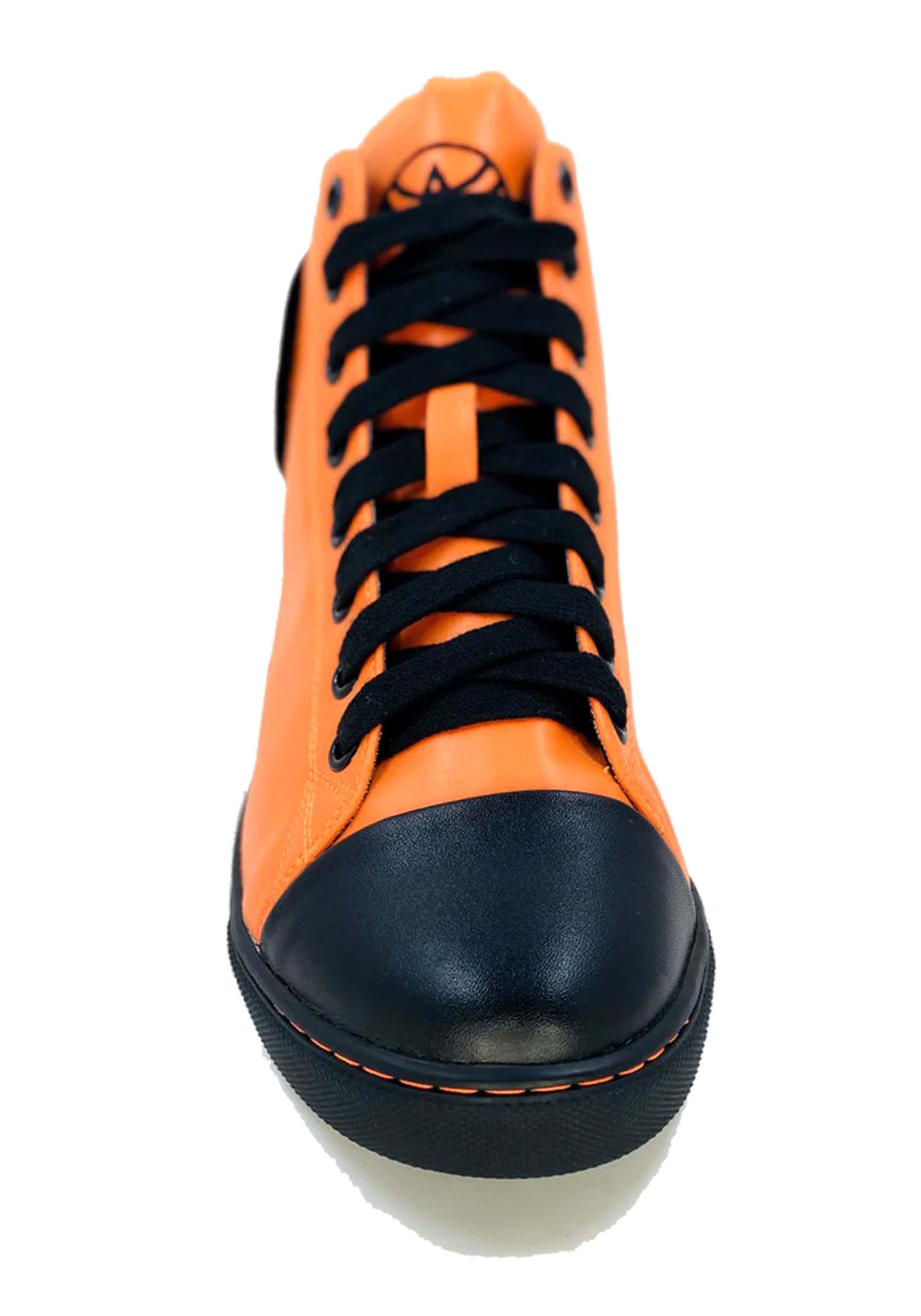 High Top Chelsea Orange Pumpkin Jack Sneaker for Women