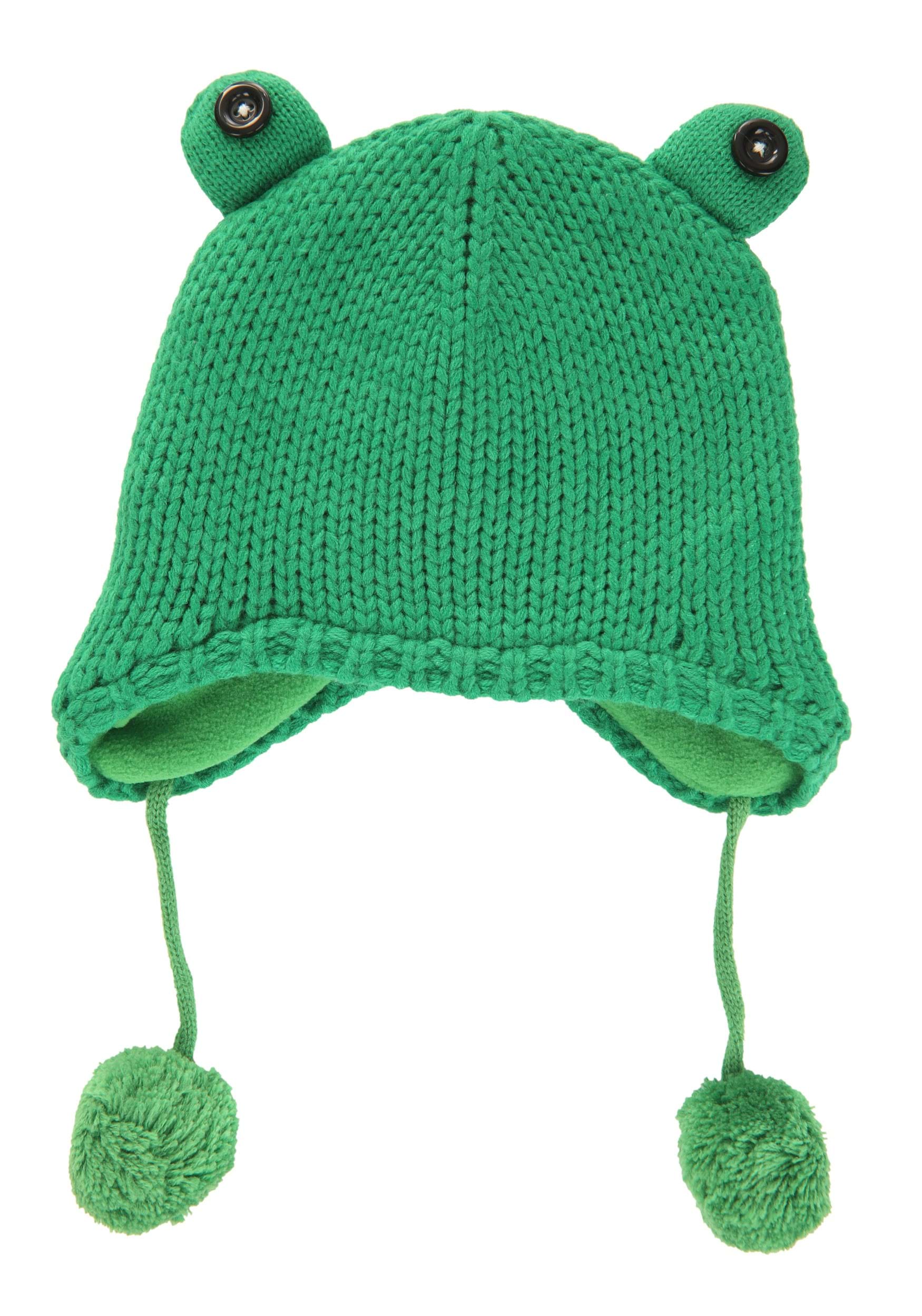 Froggy Adult Winter Knit Cap 3 Froggy Adult Winter Knit Cap