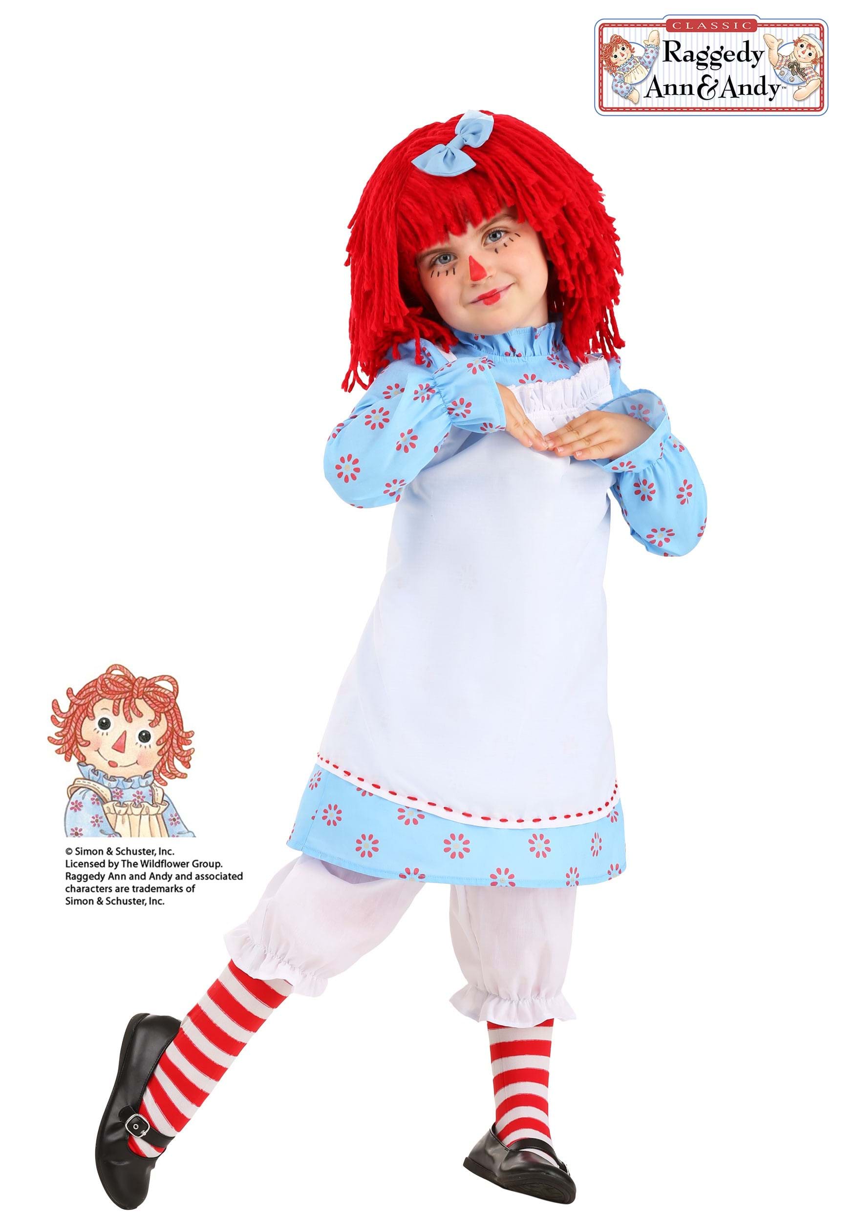 Exclusive Raggedy Ann Girl's Toddler Costume