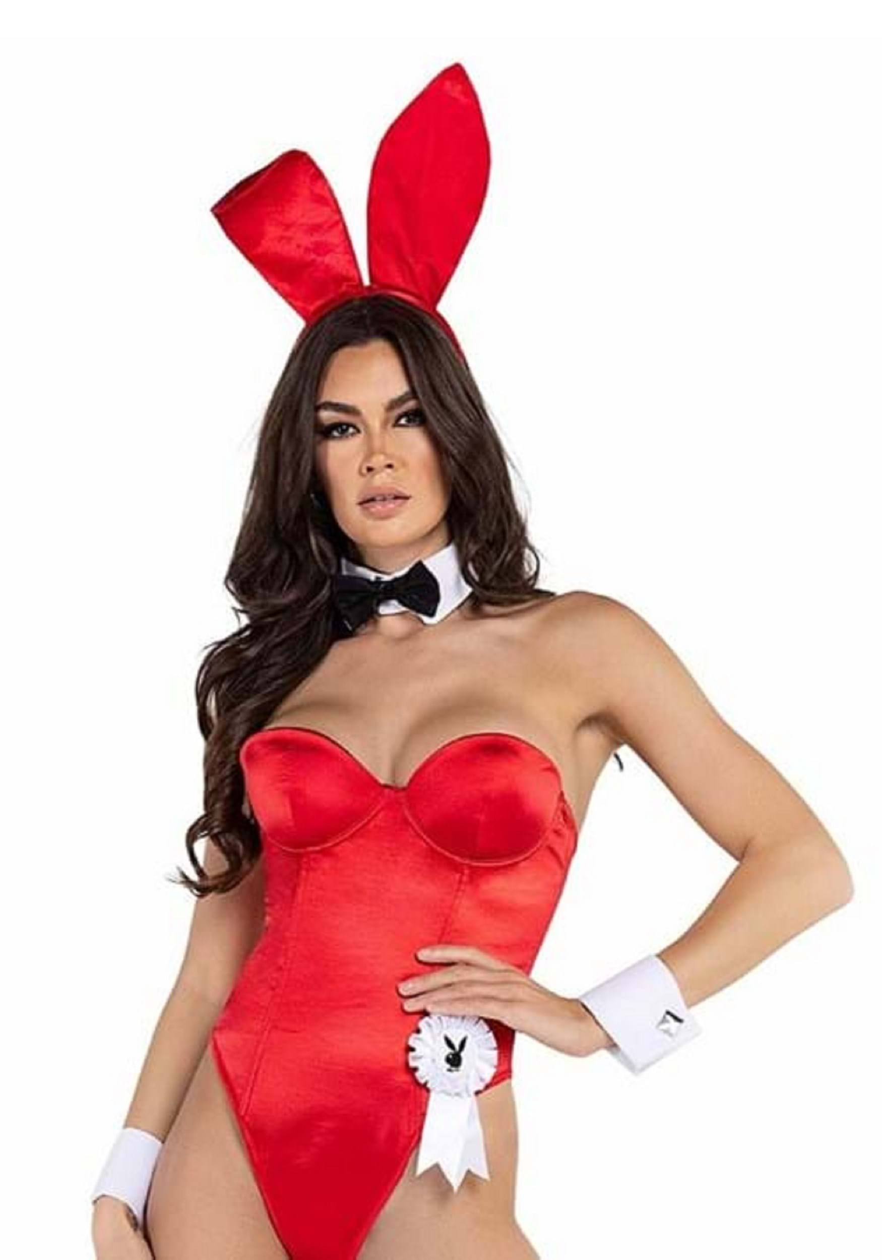 Playboy Bunny red women's costume 3 Playboy Bunny red women's costume