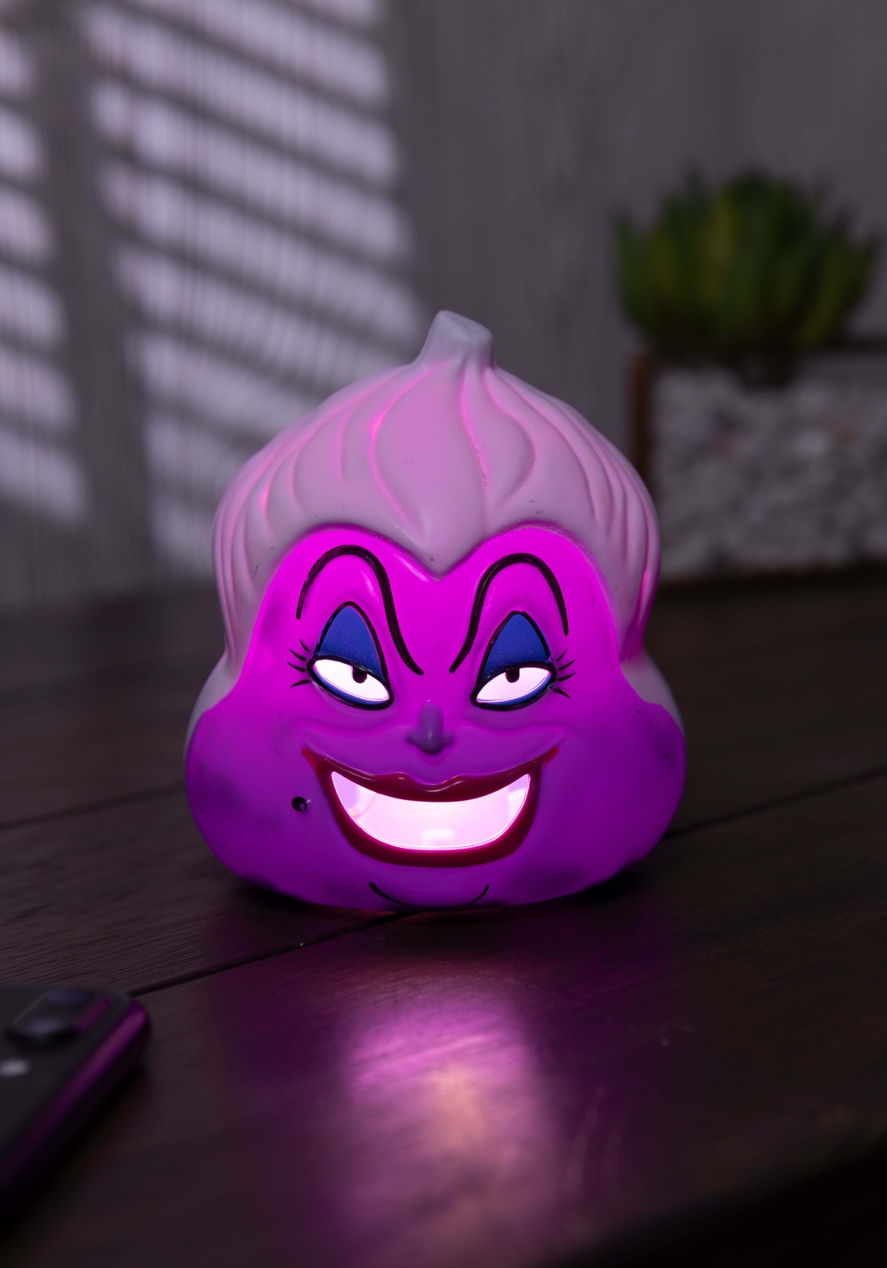 3-Inch Disney Ursula Pumpkin Light Up Decoration