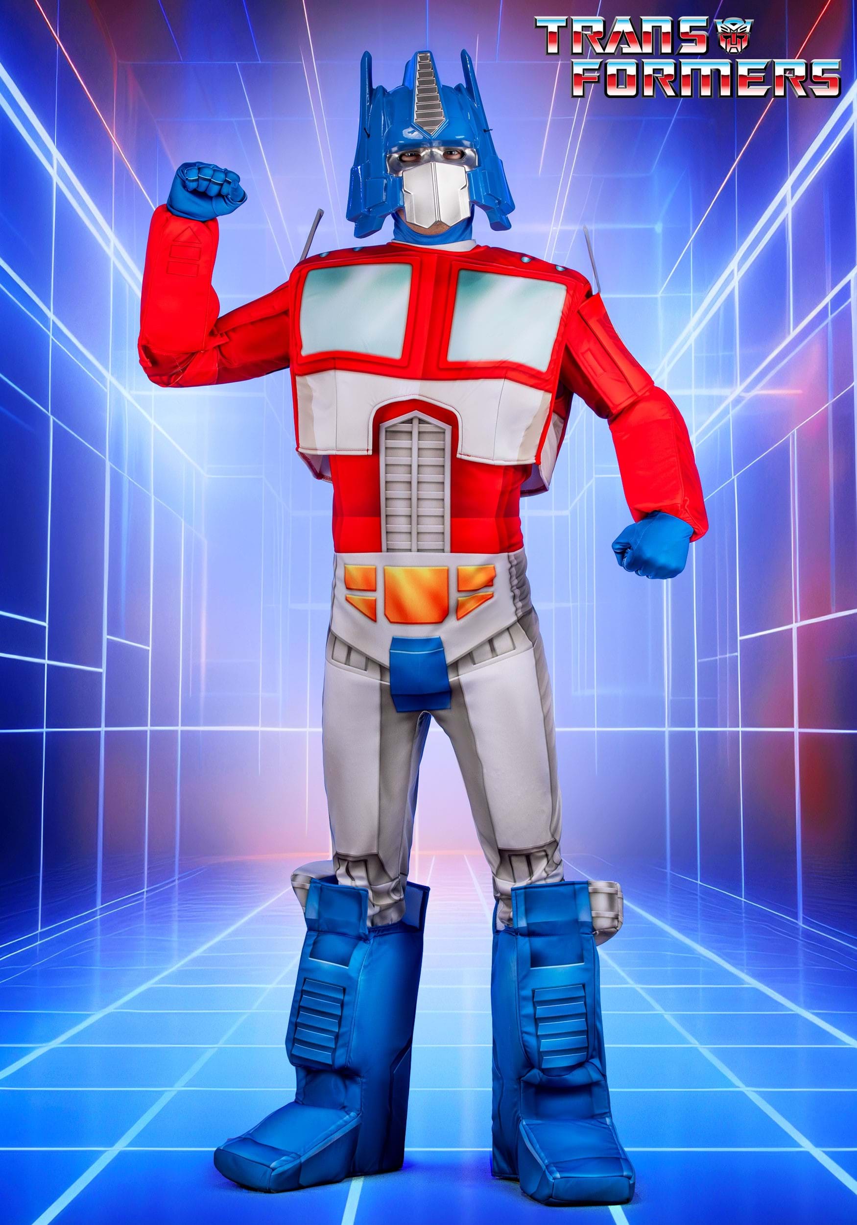Adult Transformers Retro Optimus Prime Costume