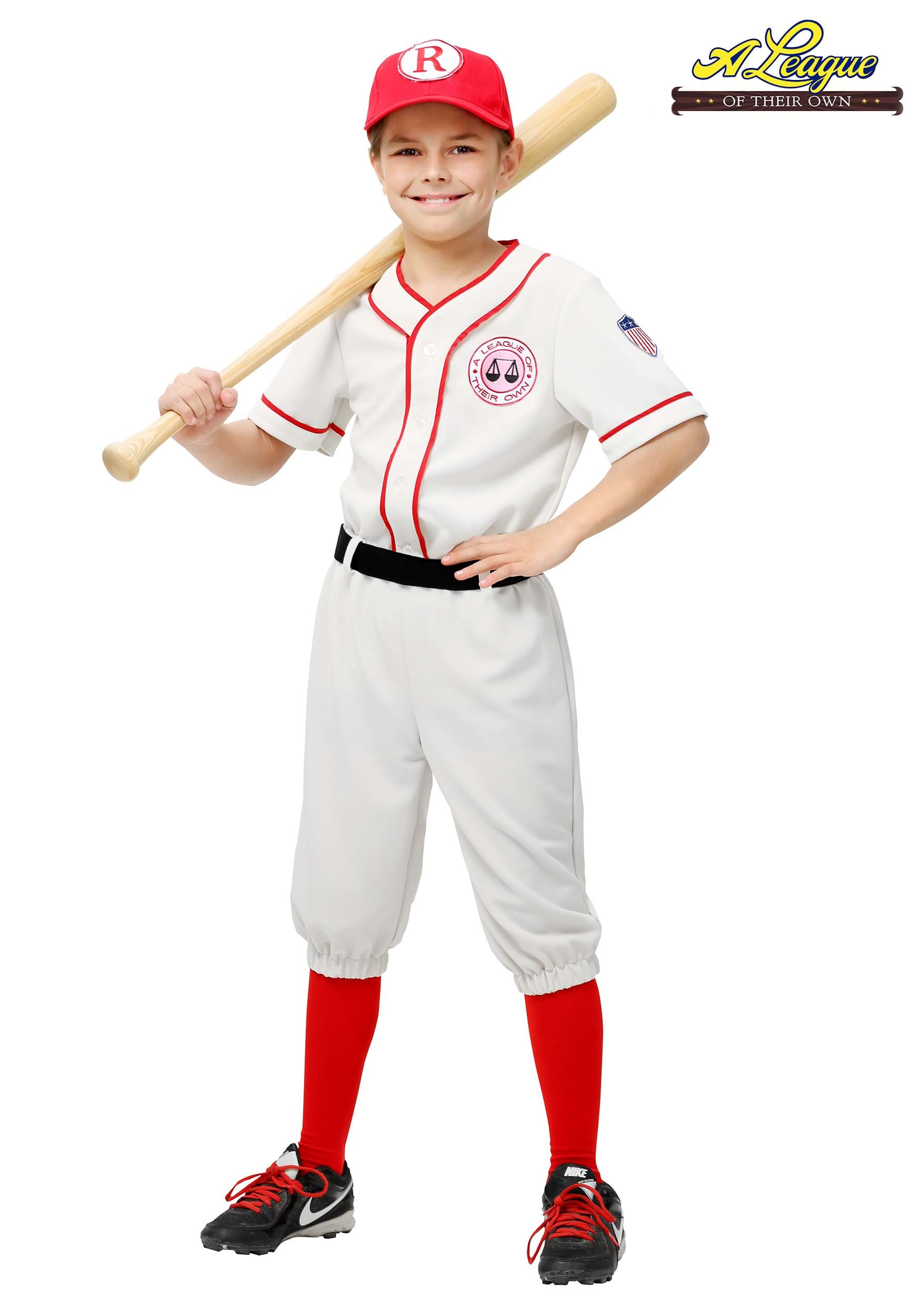 A League Of Their Own Jimmy Baseball Uniform Costume for Kids