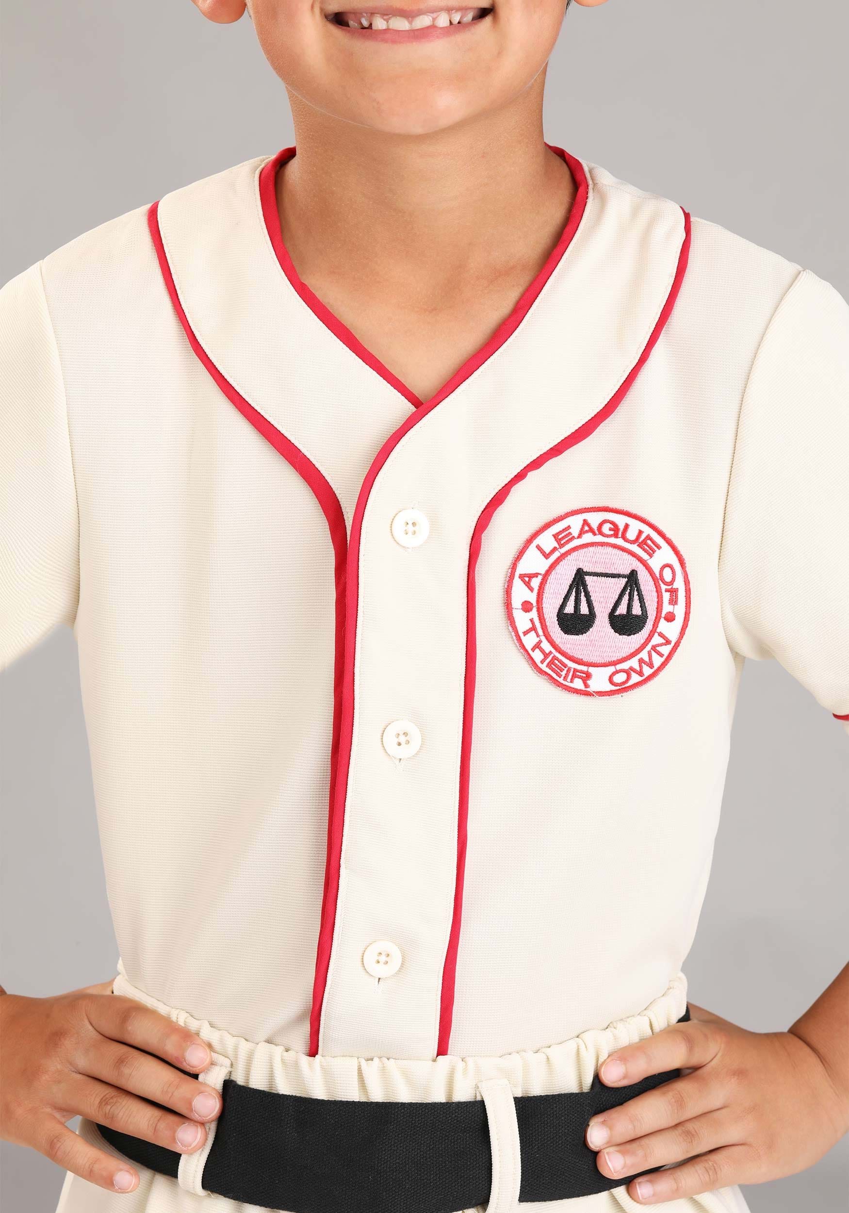 A League Of Their Own Jimmy Baseball Uniform Costume for Kids
