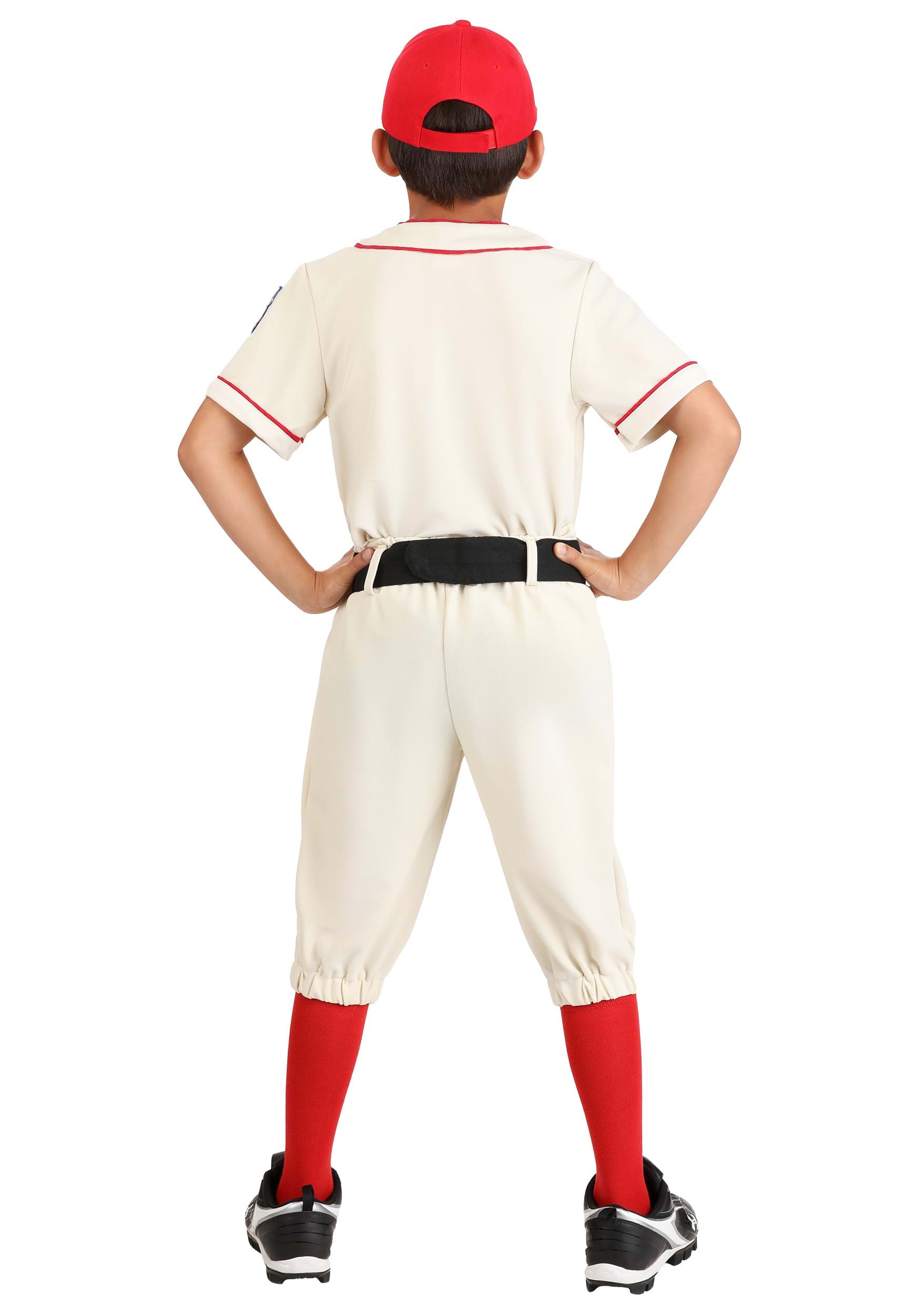 A League Of Their Own Jimmy Baseball Uniform Costume for Kids