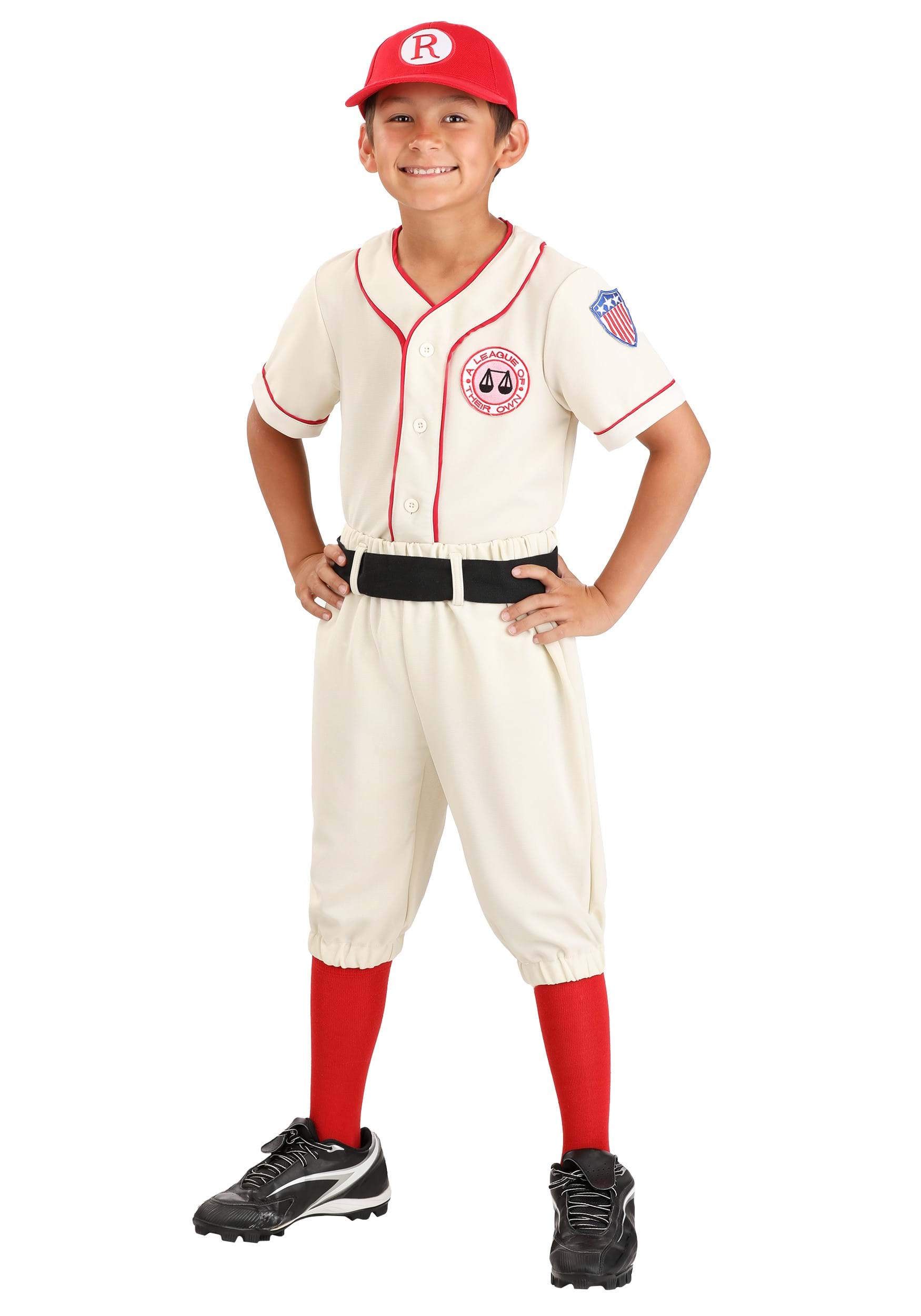 A League Of Their Own Jimmy Baseball Uniform Costume for Kids