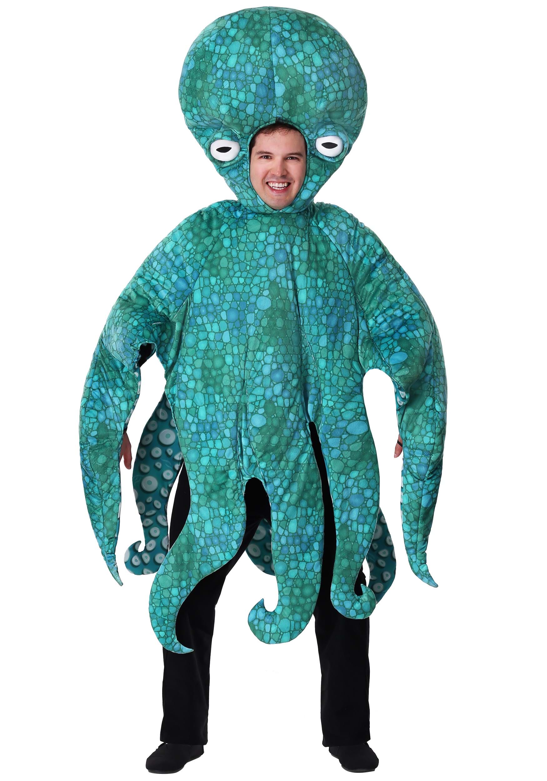 Blue Octopus Adult Costume 1 Blue Octopus Adult Costume