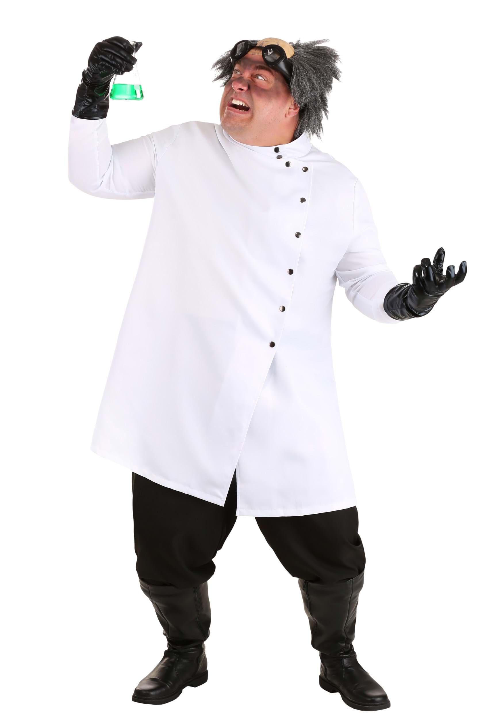 Plus Size Mad Scientist Men's Costume