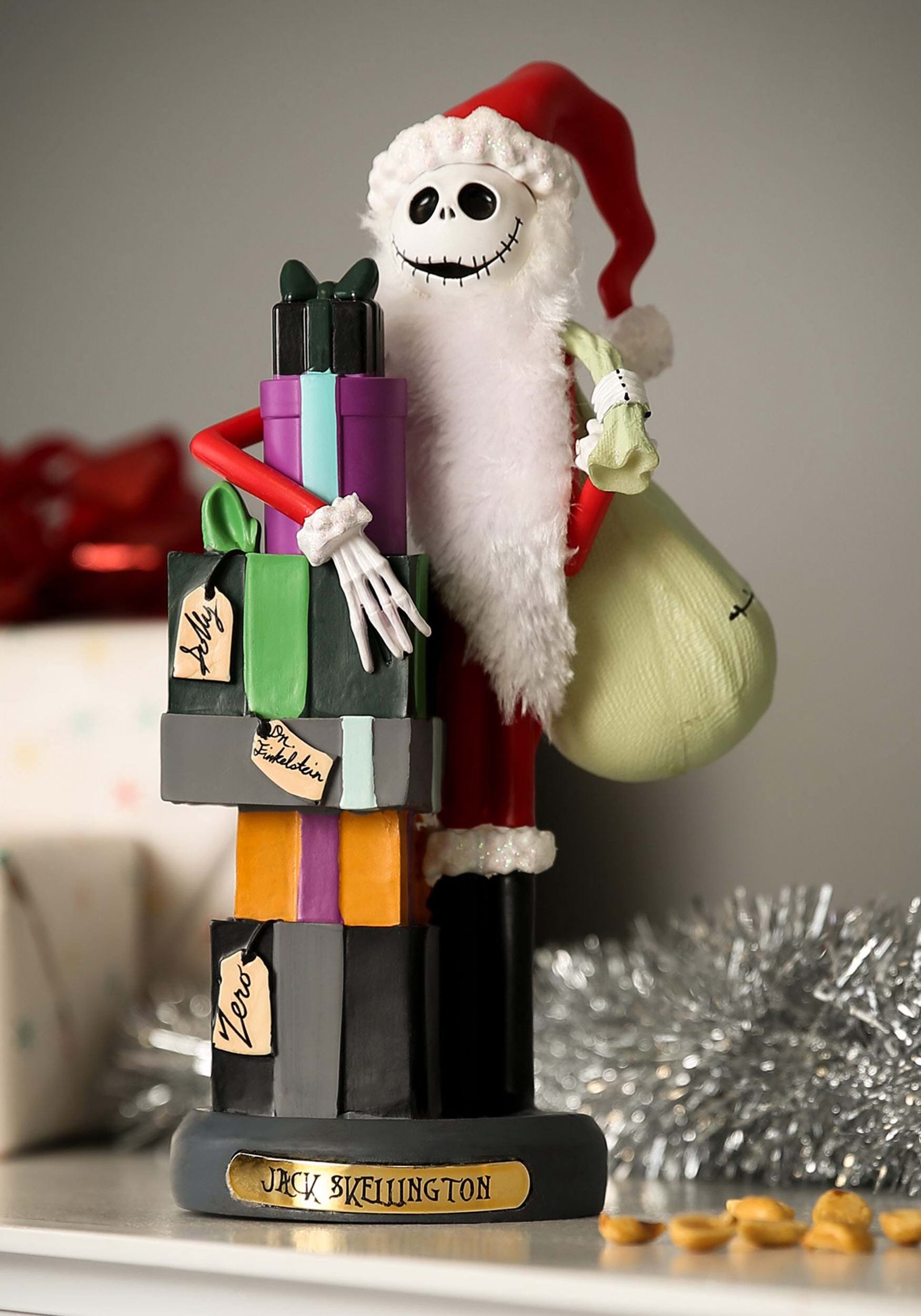 10-Inch Jack Skellington Nightmare Before Christmas Nutcracker Decoration