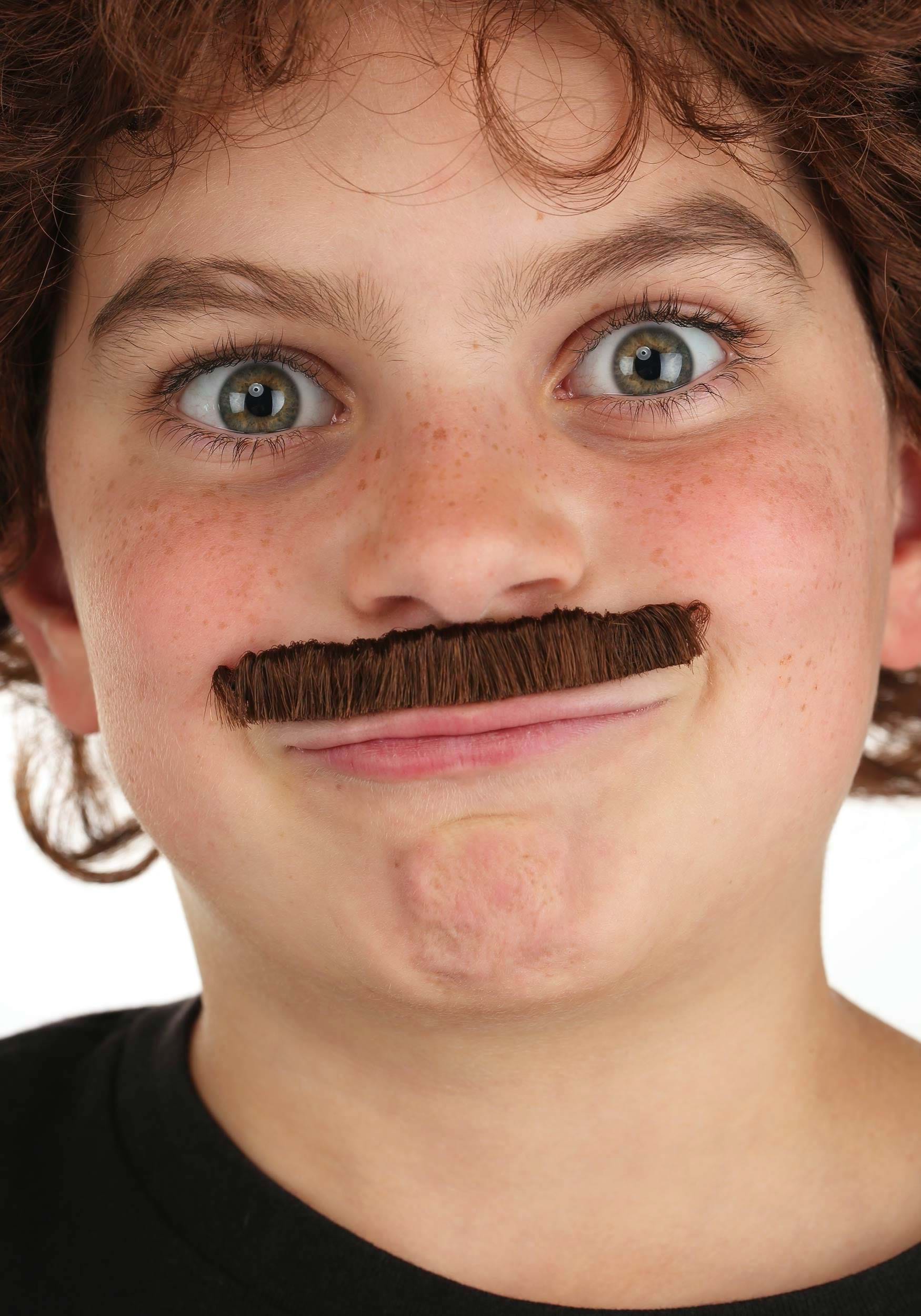 Kid's Lovable Luchador Wig and Mustache Costume Kit